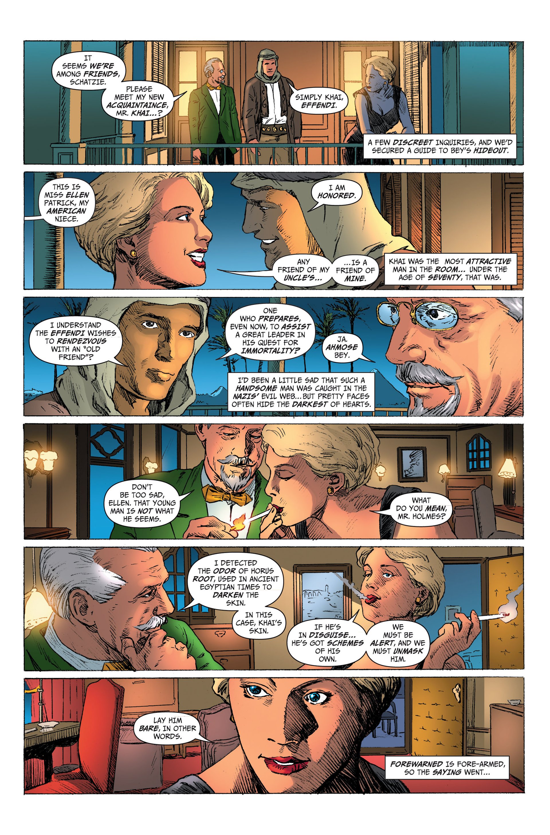 Read online Domino Lady/Sherlock Holmes comic -  Issue #1 - 11