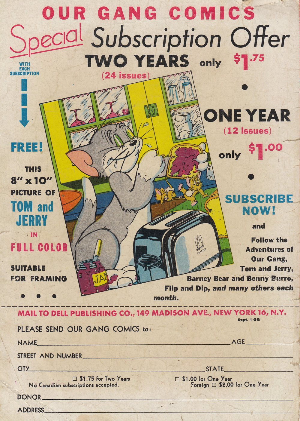 Read online Our Gang with Tom & Jerry comic -  Issue #45 - 52