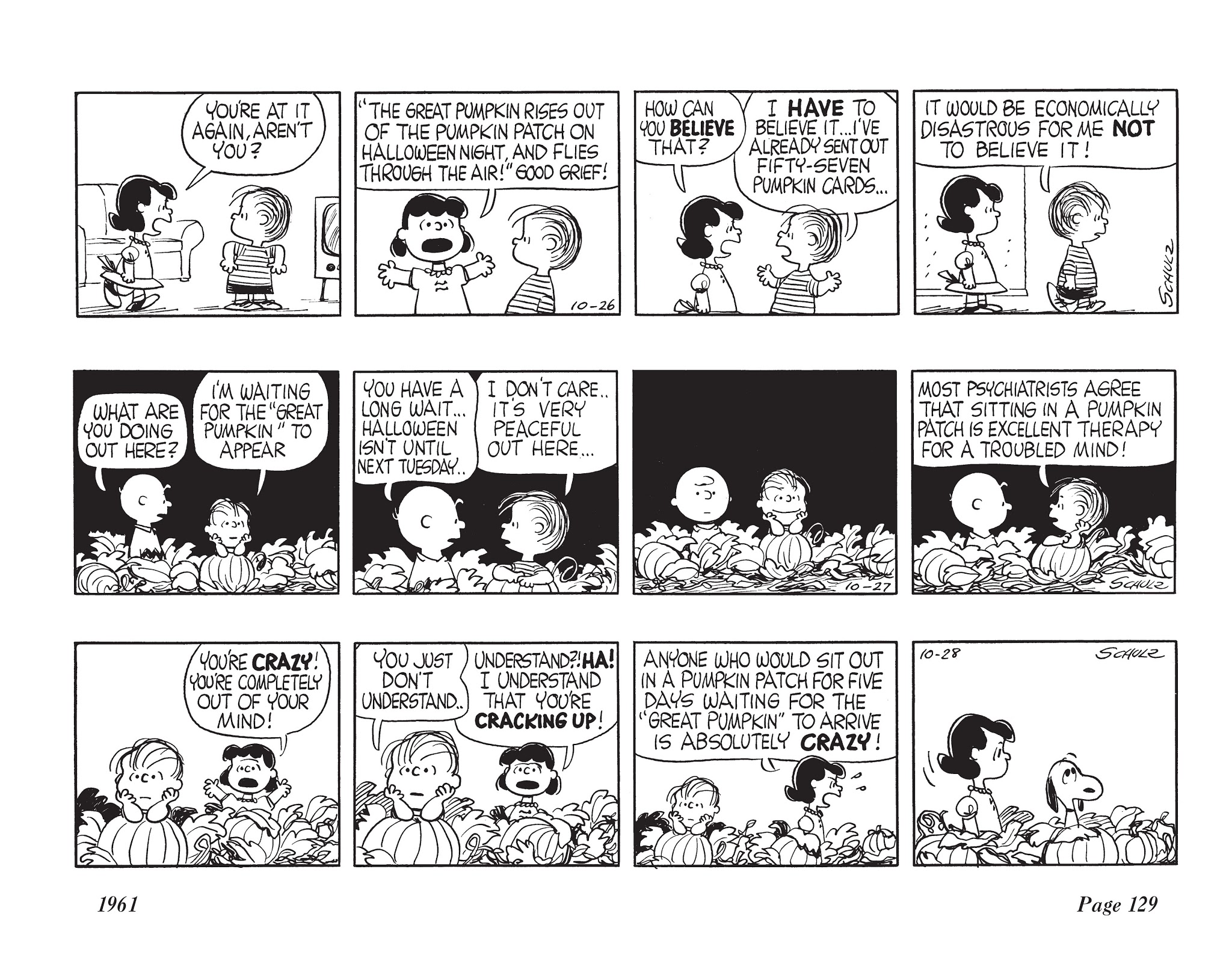 Read online The Complete Peanuts comic -  Issue # TPB 6 - 144