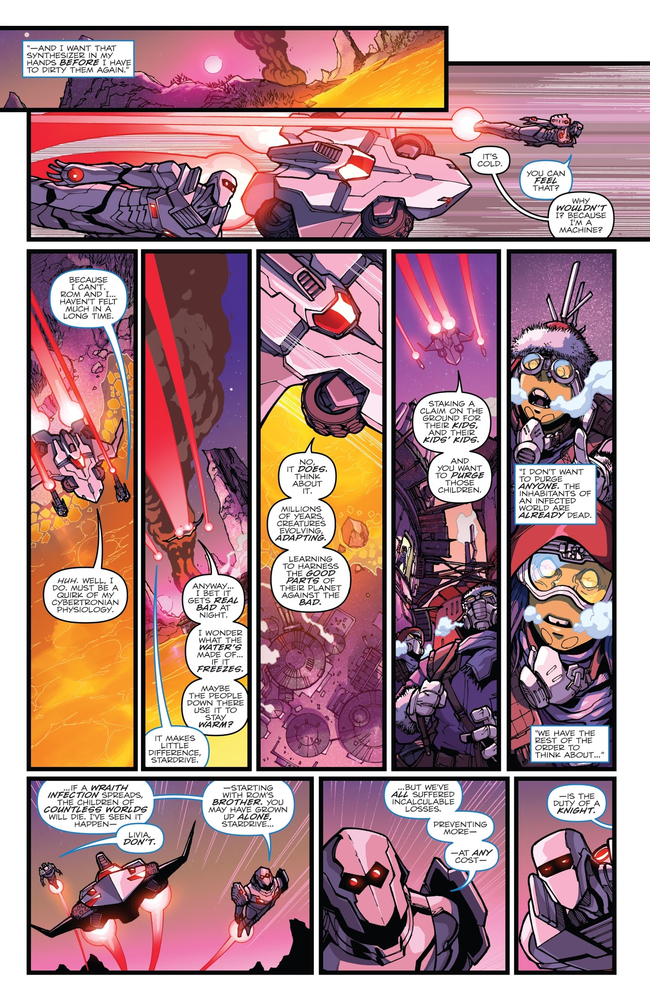 Read online ROM vs. Transformers: Shining Armor comic -  Issue #3 - 14