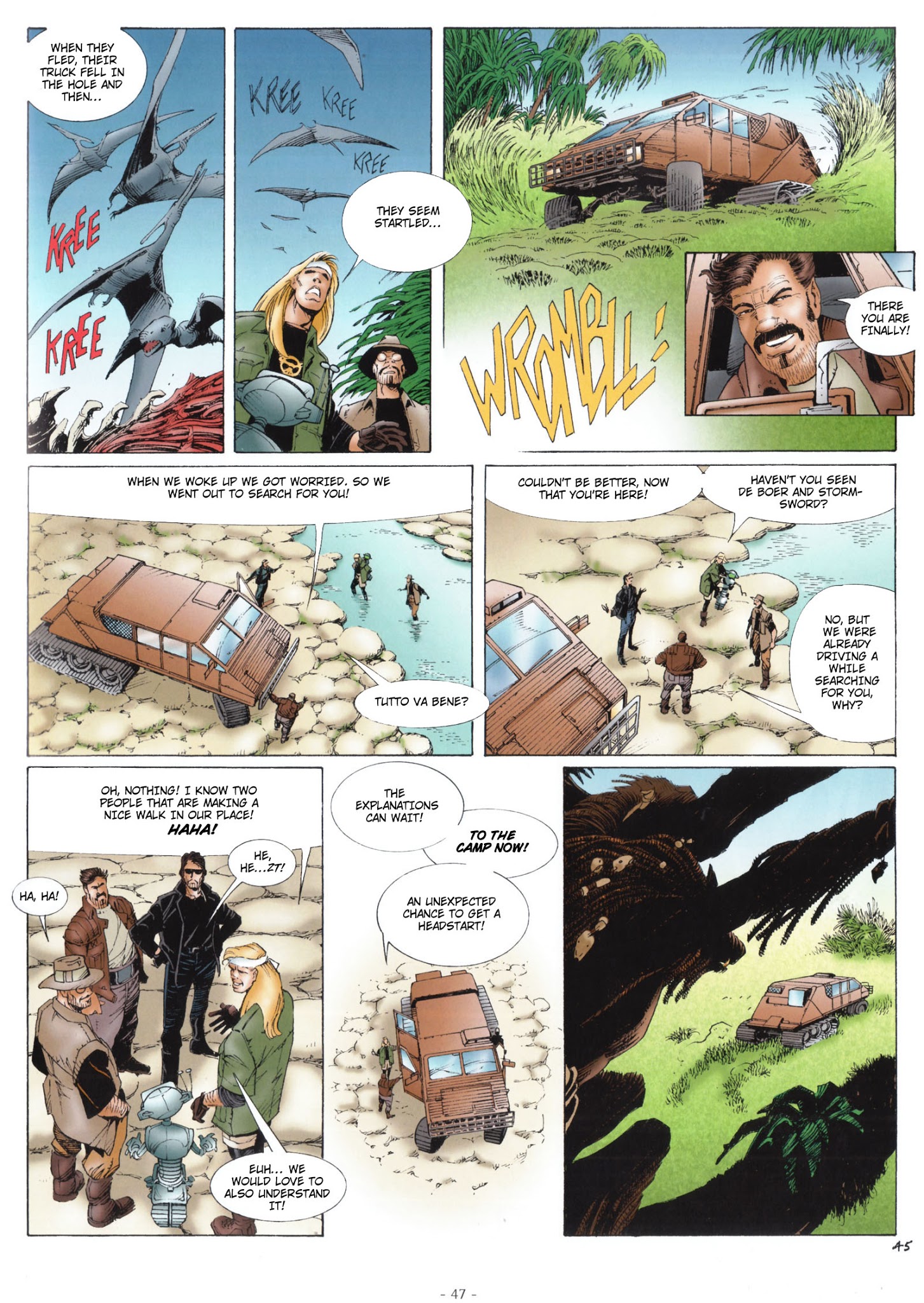 Read online Aquablue comic -  Issue #8 - 47