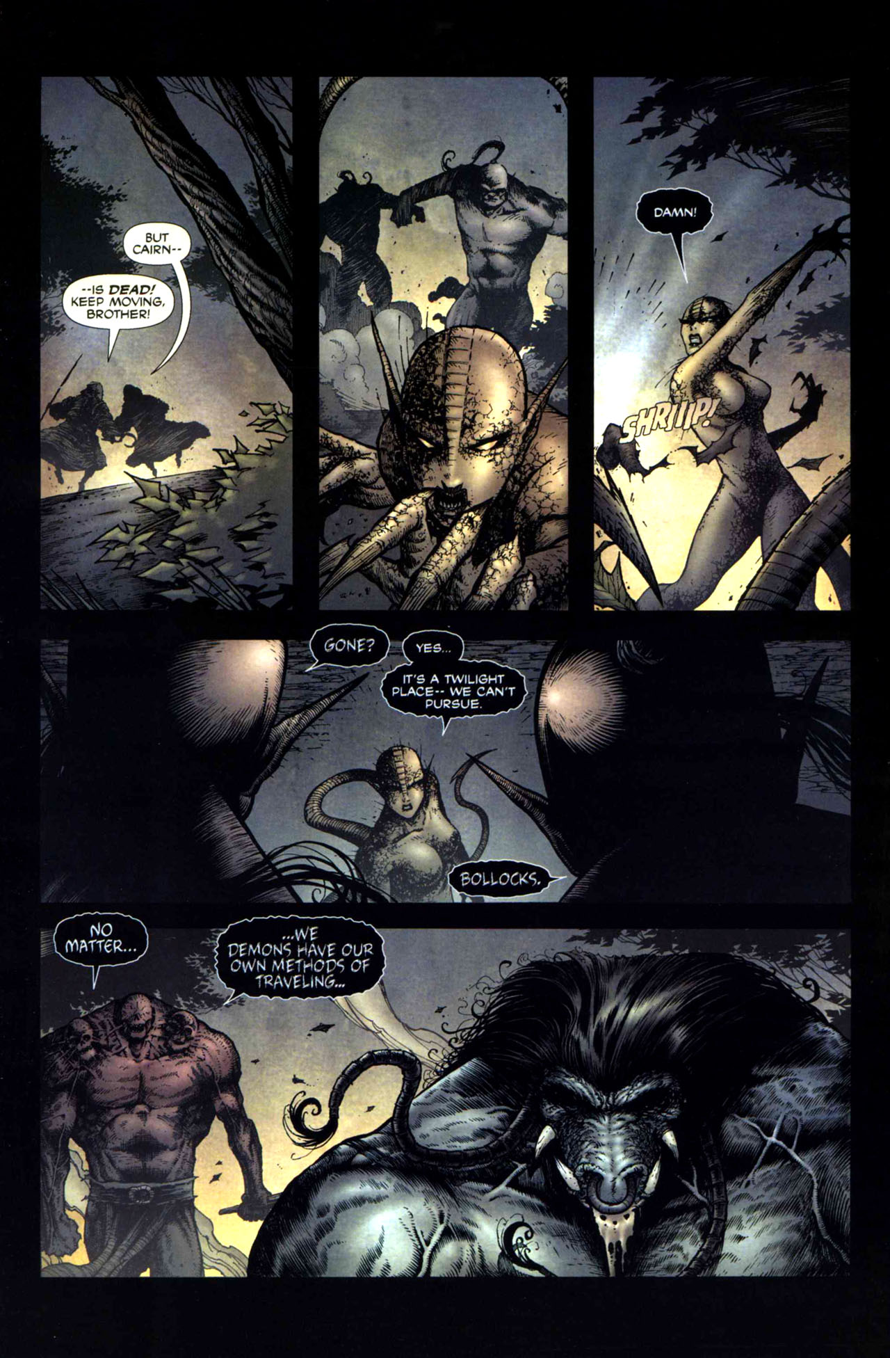 Read online Frank Frazetta's Swamp Demon comic -  Issue # Full - 10