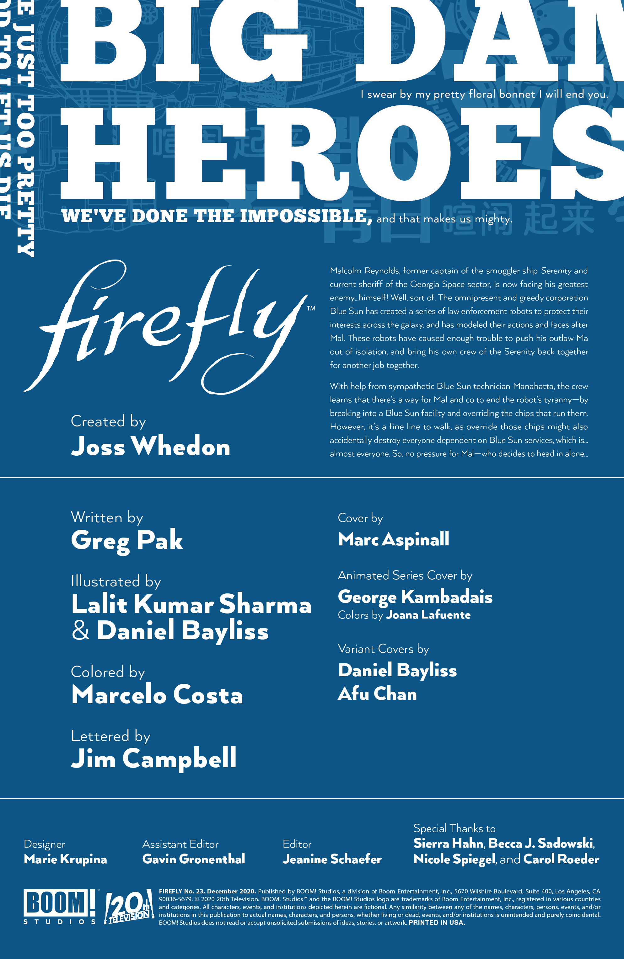 Read online Firefly comic -  Issue #23 - 2