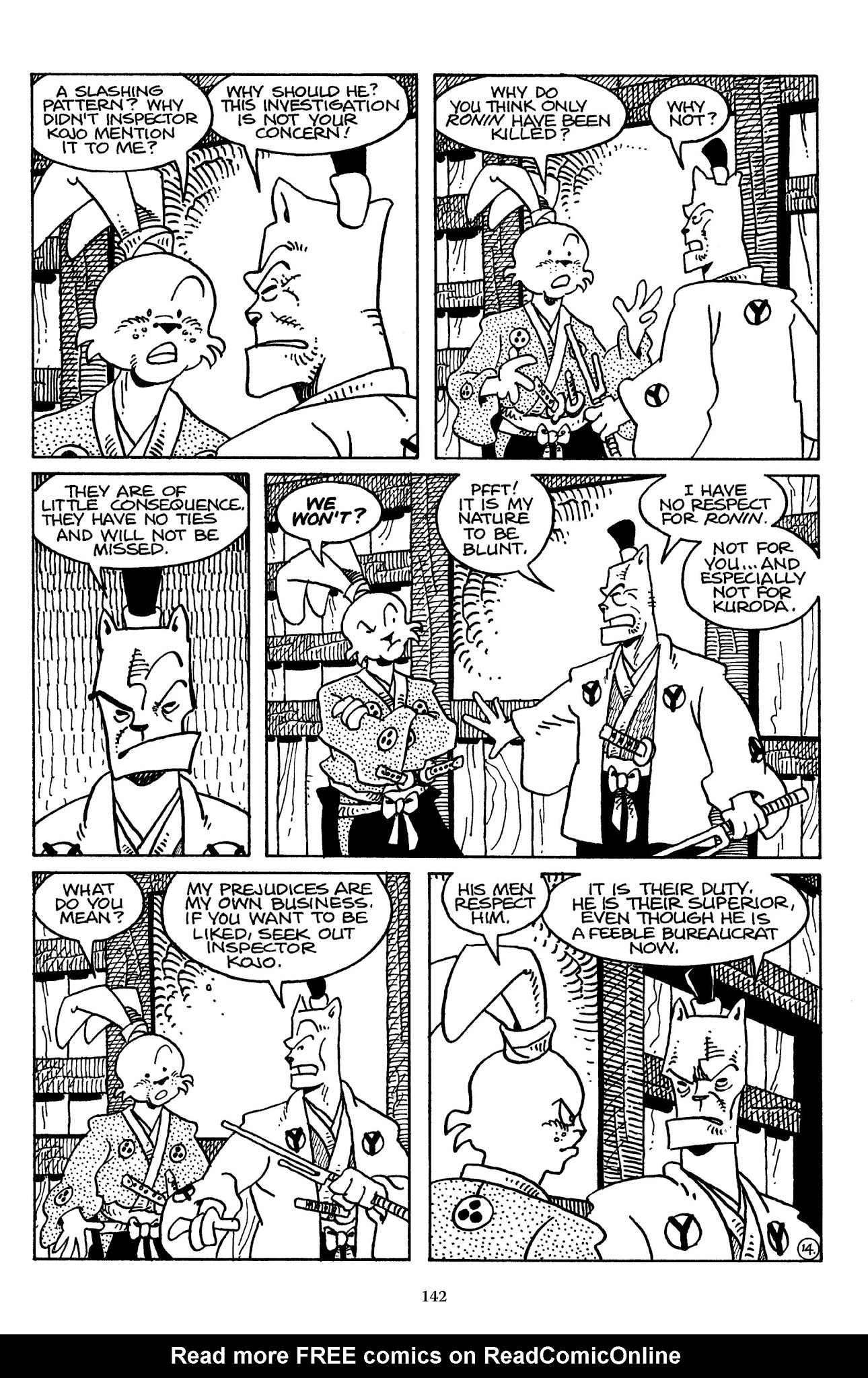 Read online The Usagi Yojimbo Saga comic -  Issue # TPB 3 - 140