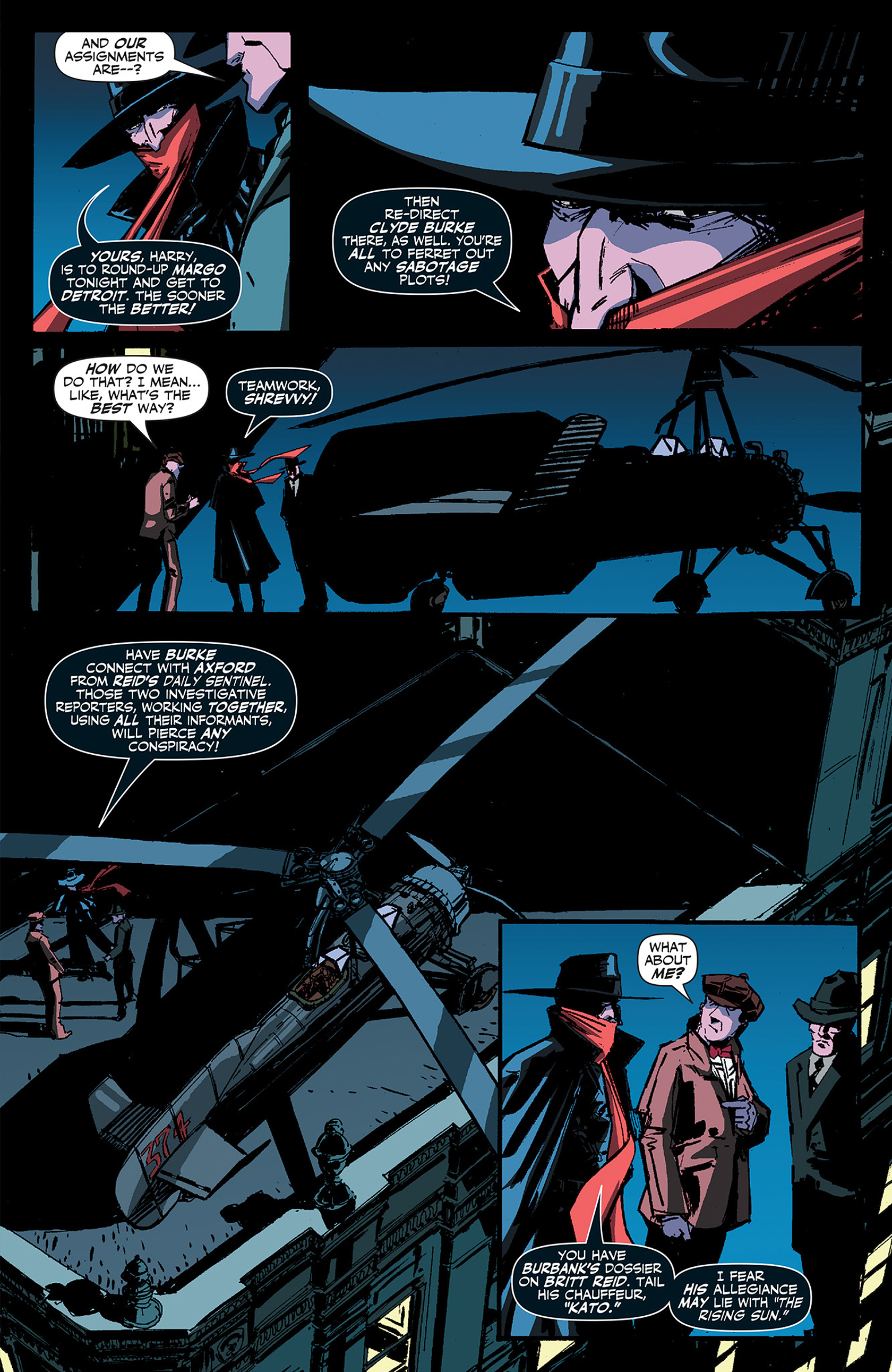 Read online The Shadow/Green Hornet: Dark Nights comic -  Issue #2 - 8