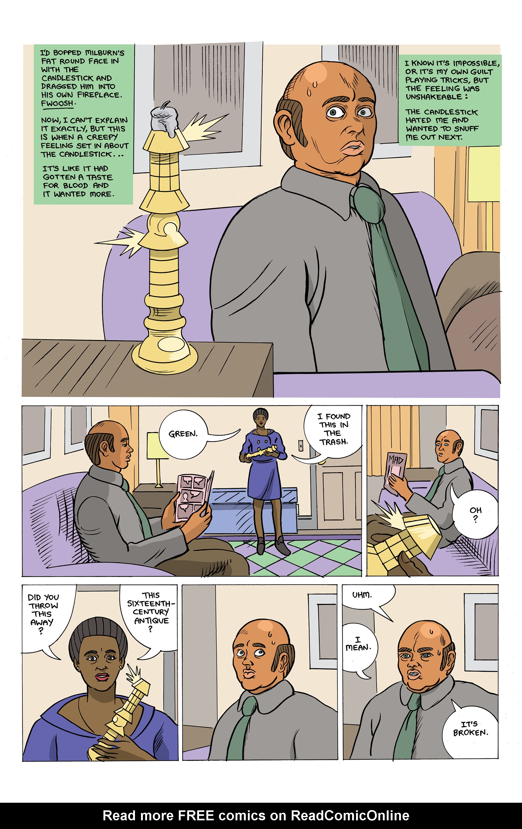 Read online Clue: Candlestick comic -  Issue #3 - 7