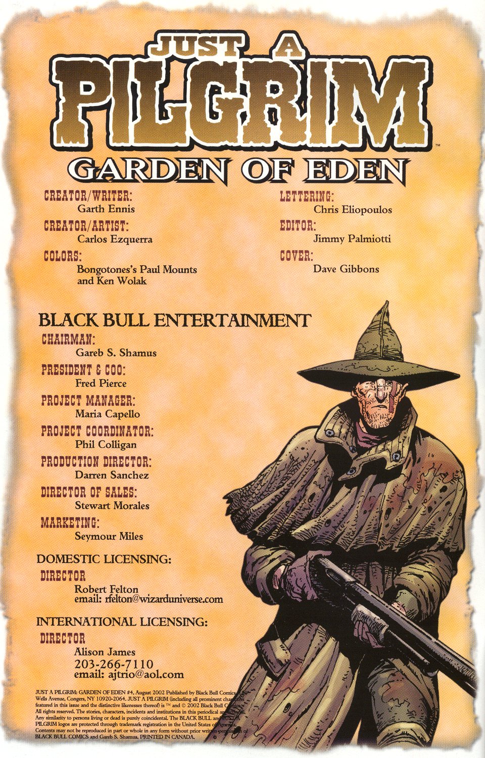 Read online Just A Pilgrim: Garden of Eden comic -  Issue #4 - 2