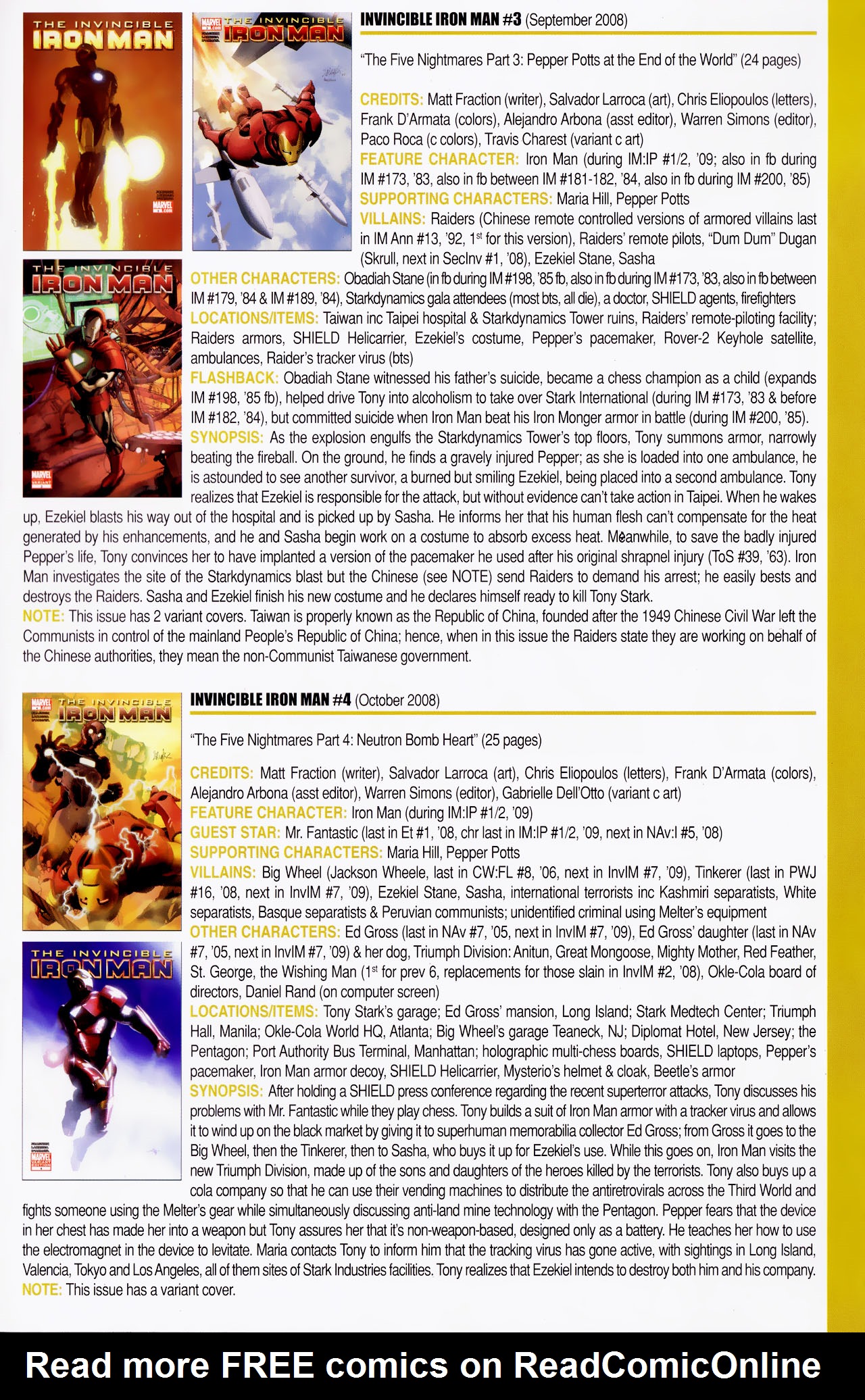 Read online Official Index to the Marvel Universe comic -  Issue #13 - 31