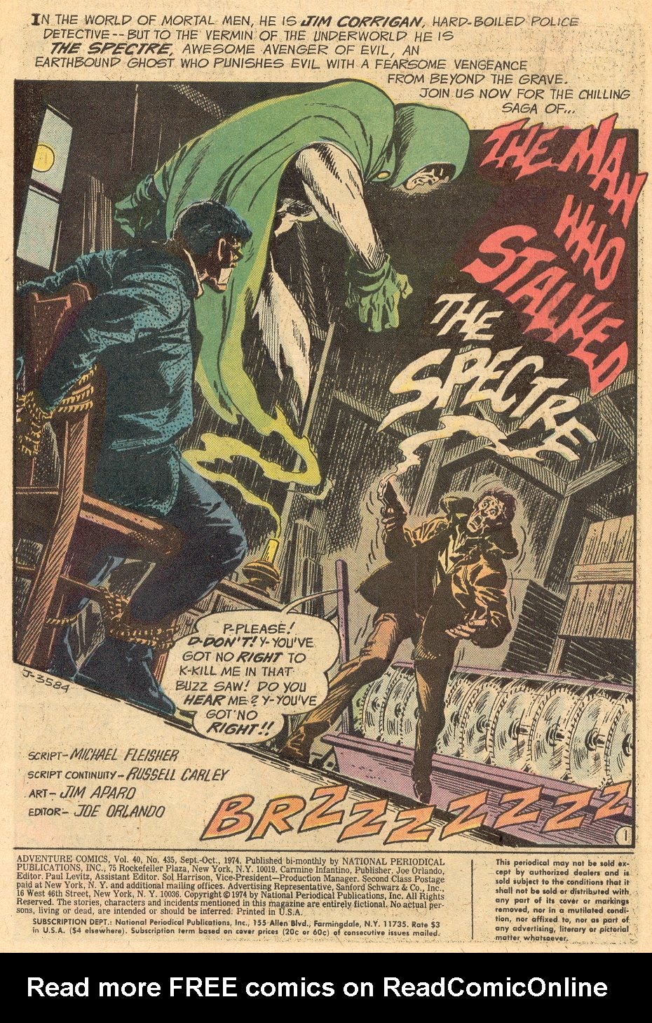 Read online Adventure Comics (1938) comic -  Issue #435 - 2