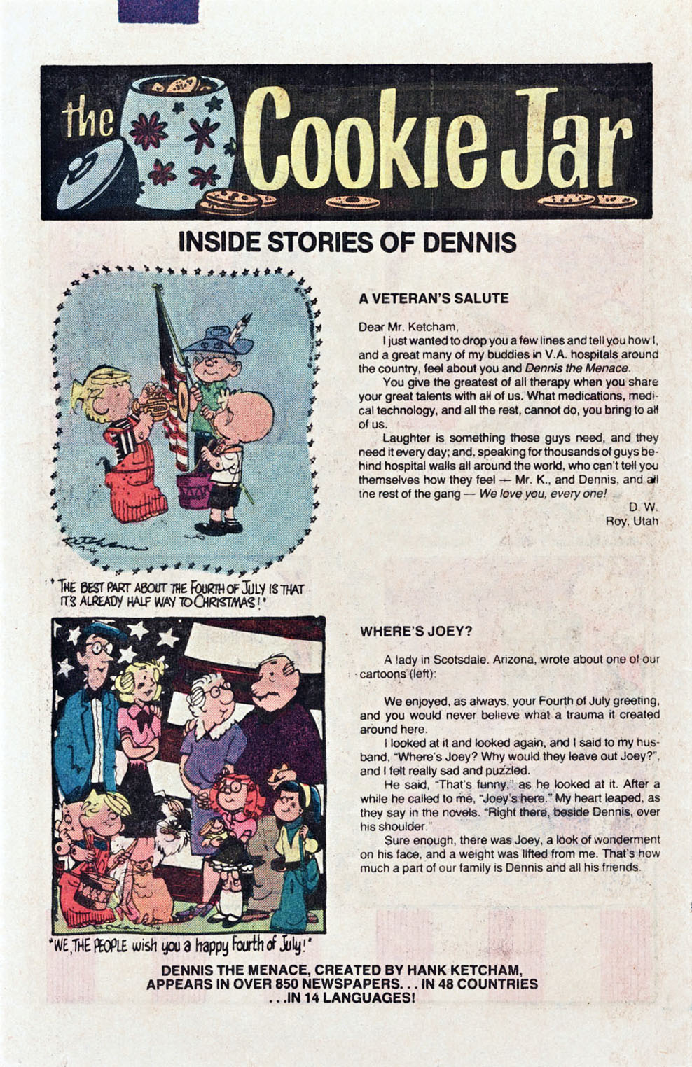 Read online Dennis the Menace comic -  Issue #12 - 14