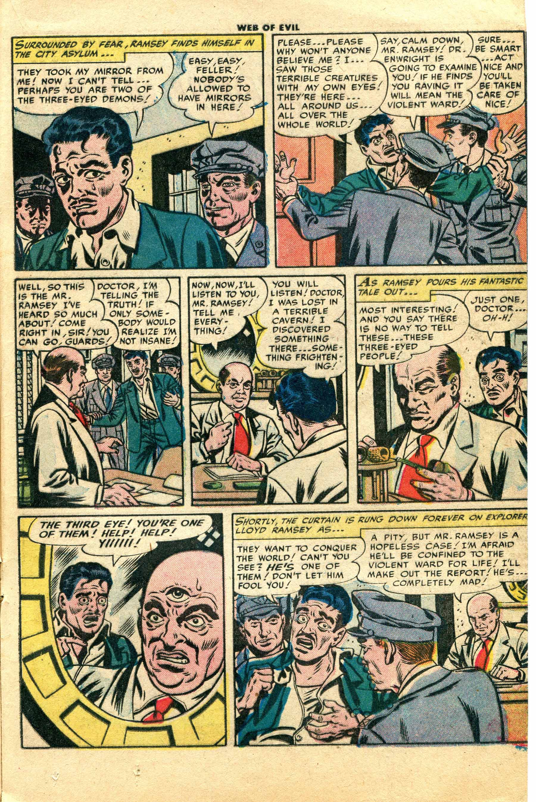 Read online Web of Evil comic -  Issue #10 - 17