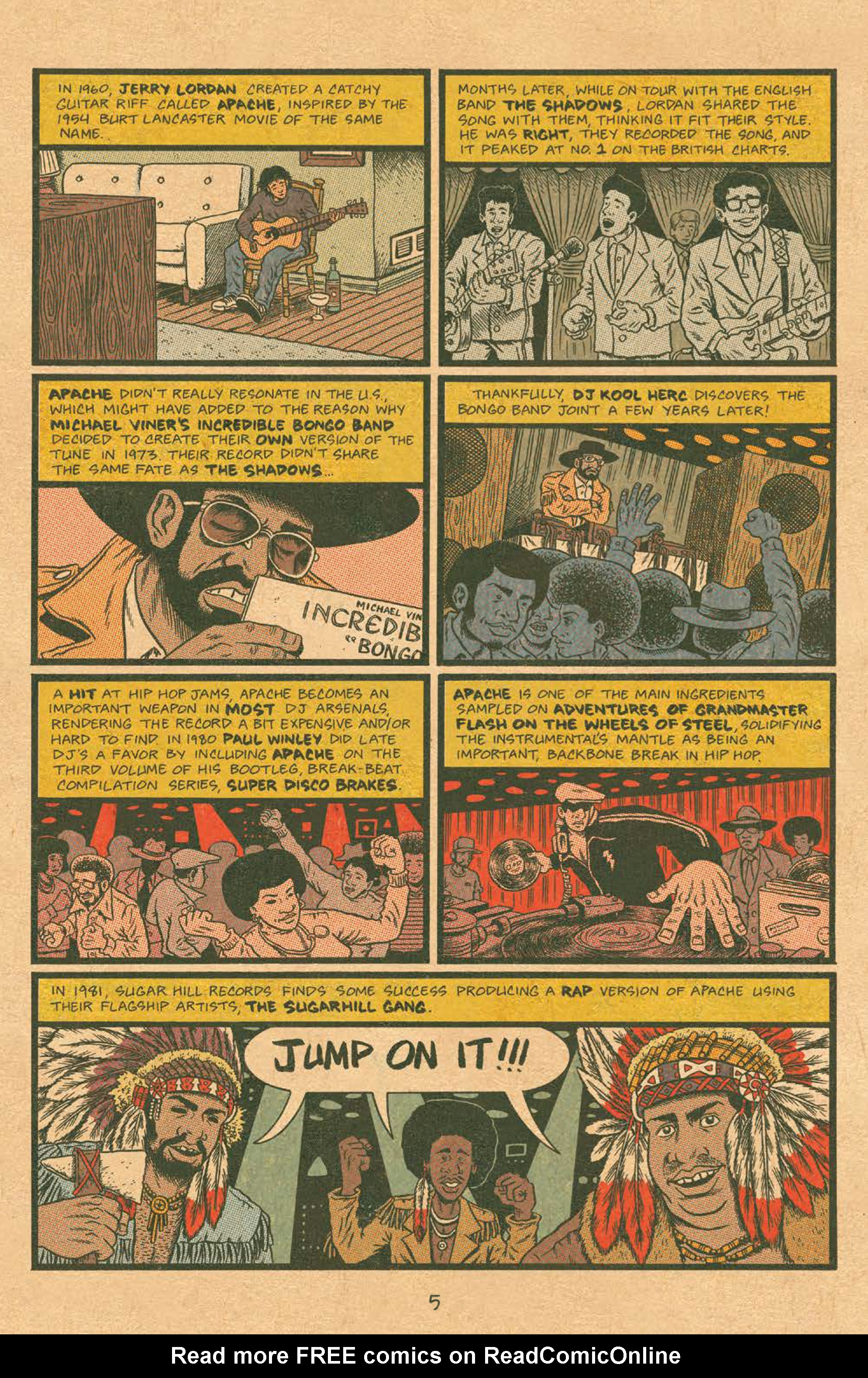 Read online Hip Hop Family Tree (2015) comic -  Issue #5 - 6