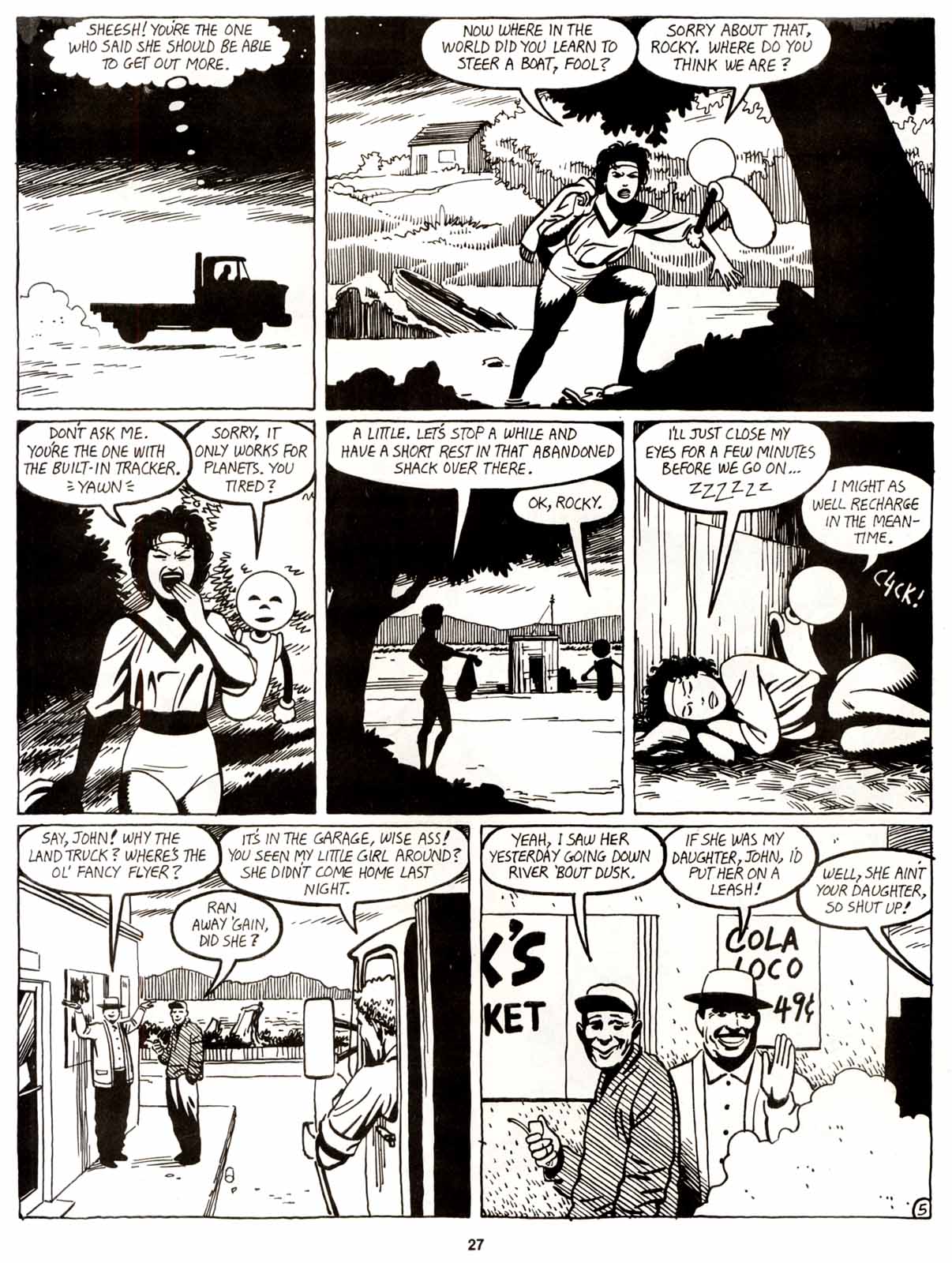 Read online Love and Rockets (1982) comic -  Issue #9 - 29