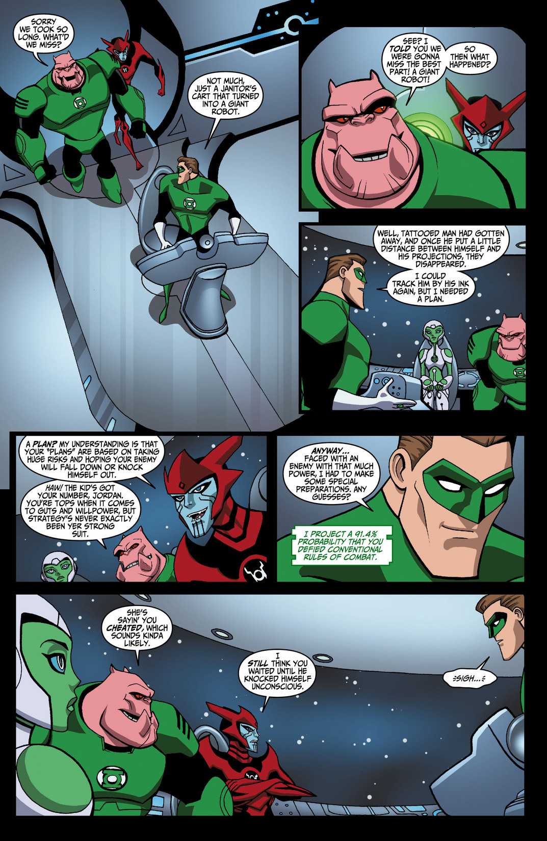 Read online Green Lantern: The Animated Series comic -  Issue #4 - 13