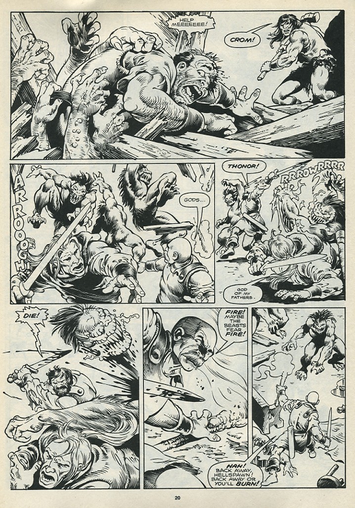 Read online The Savage Sword Of Conan comic -  Issue #172 - 22