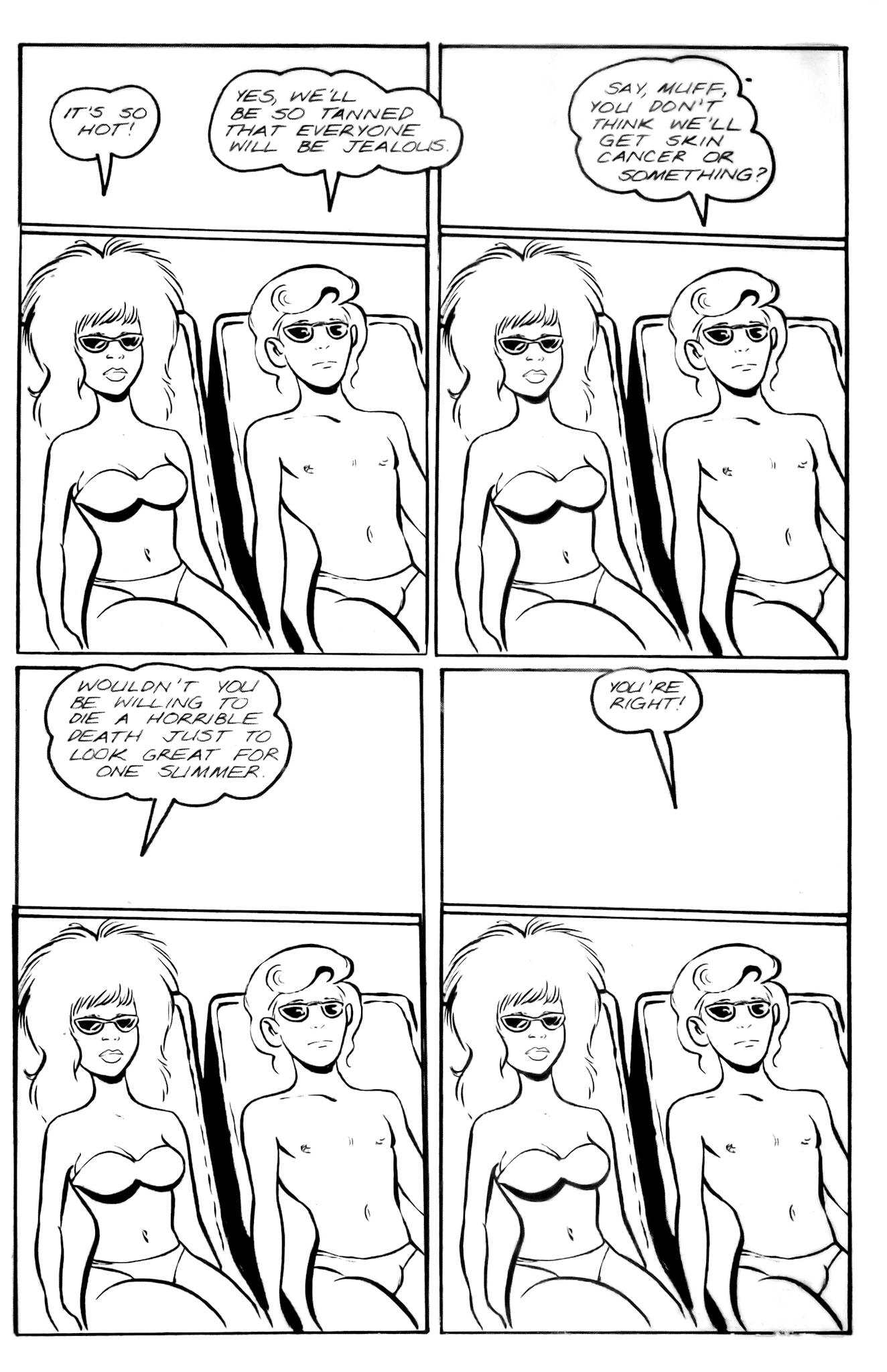 Read online Leather & Lace (1989) comic -  Issue #15 - 22