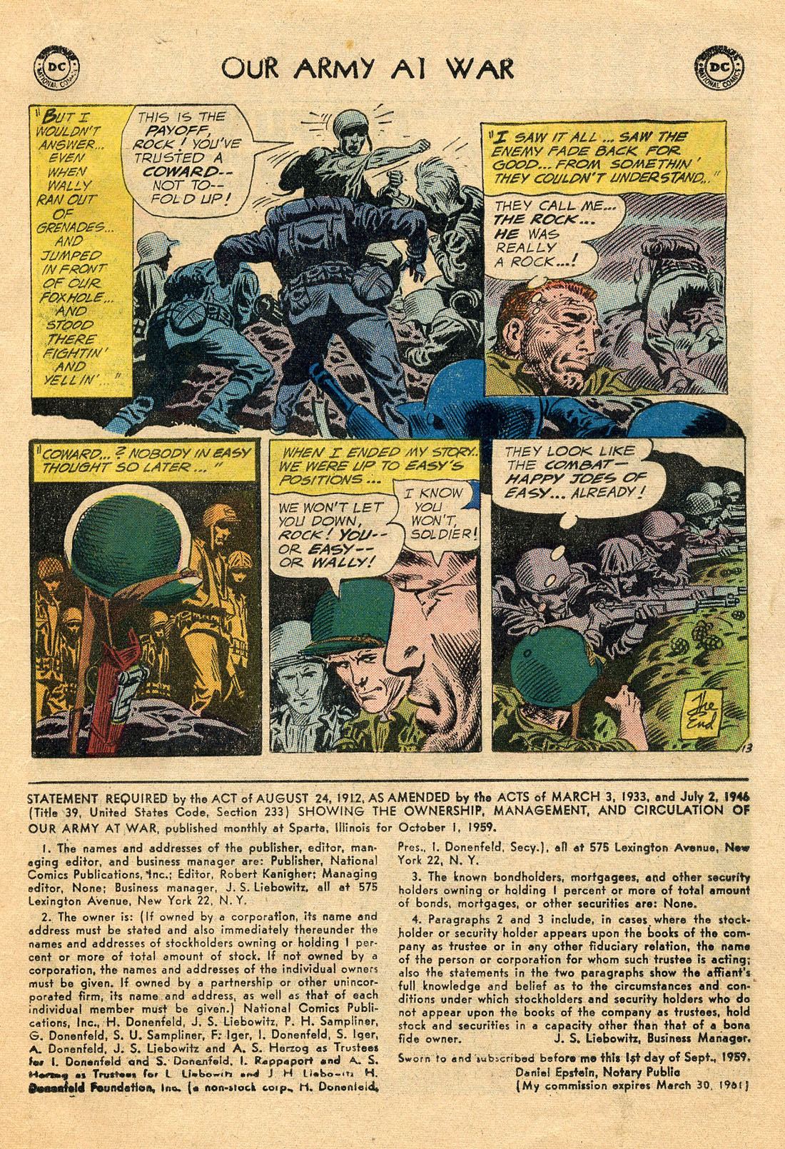 Read online Our Army at War (1952) comic -  Issue #91 - 15