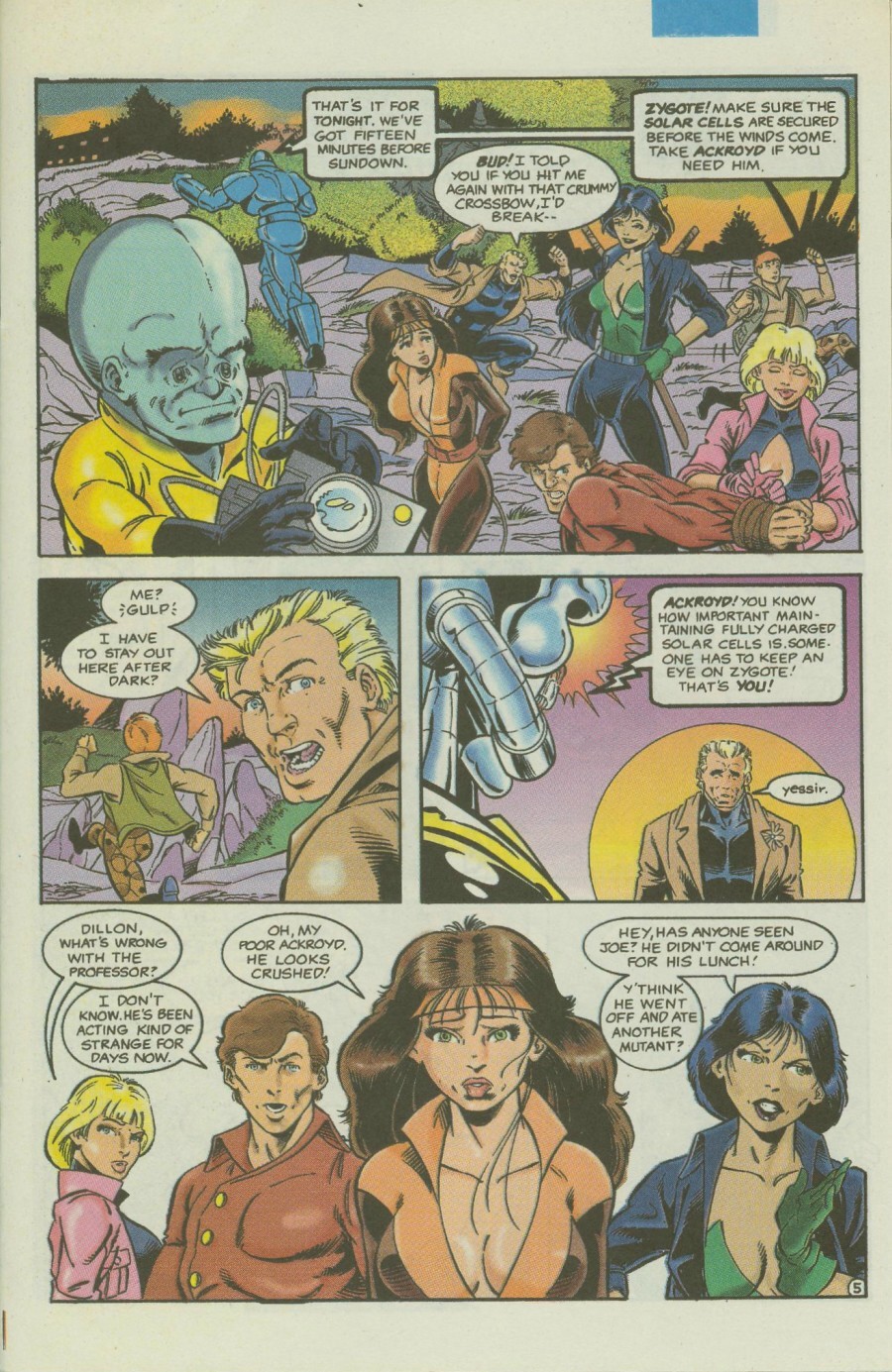 Read online Ex-Mutants comic -  Issue #4 - 6