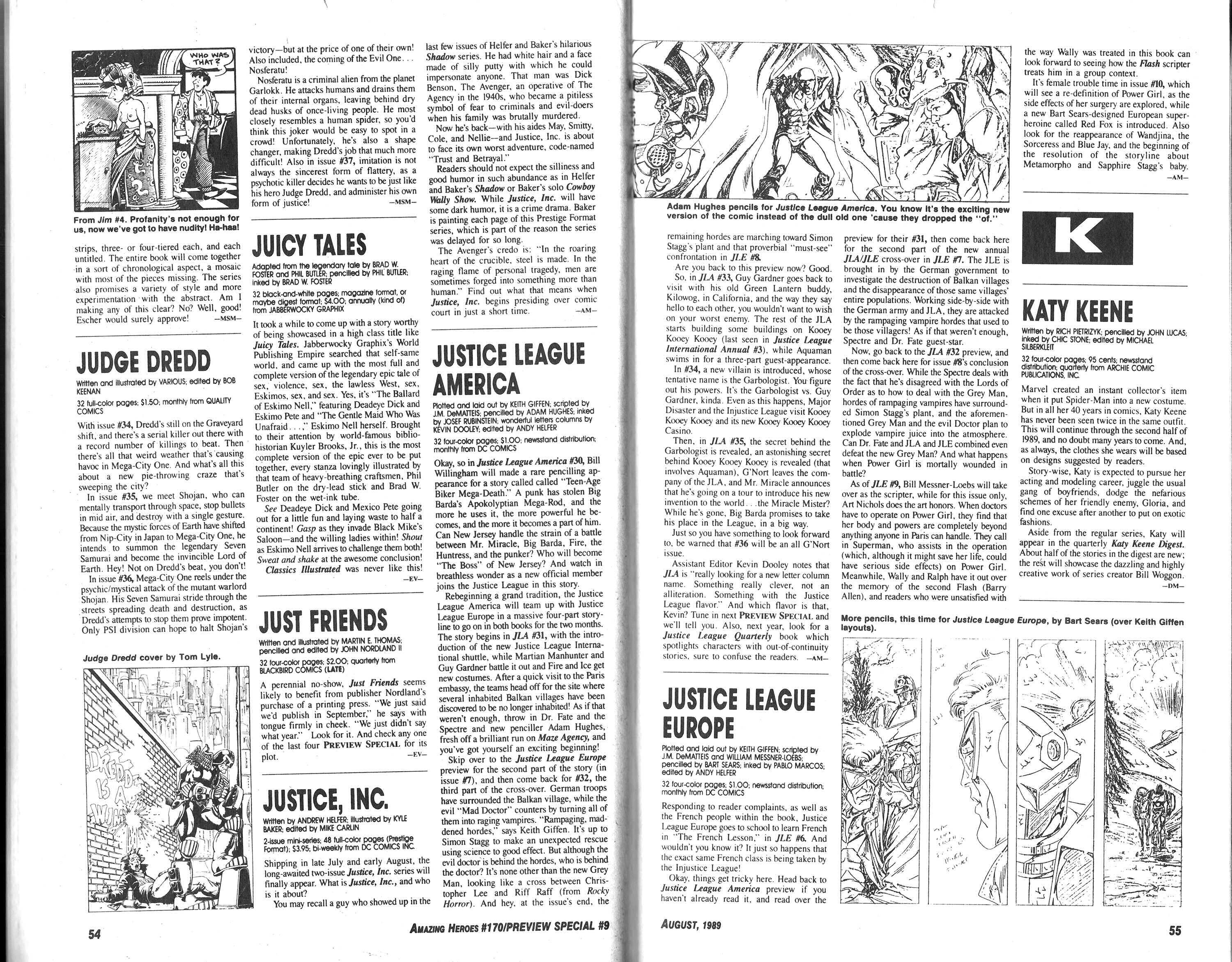 Read online Amazing Heroes comic -  Issue #170 - 30