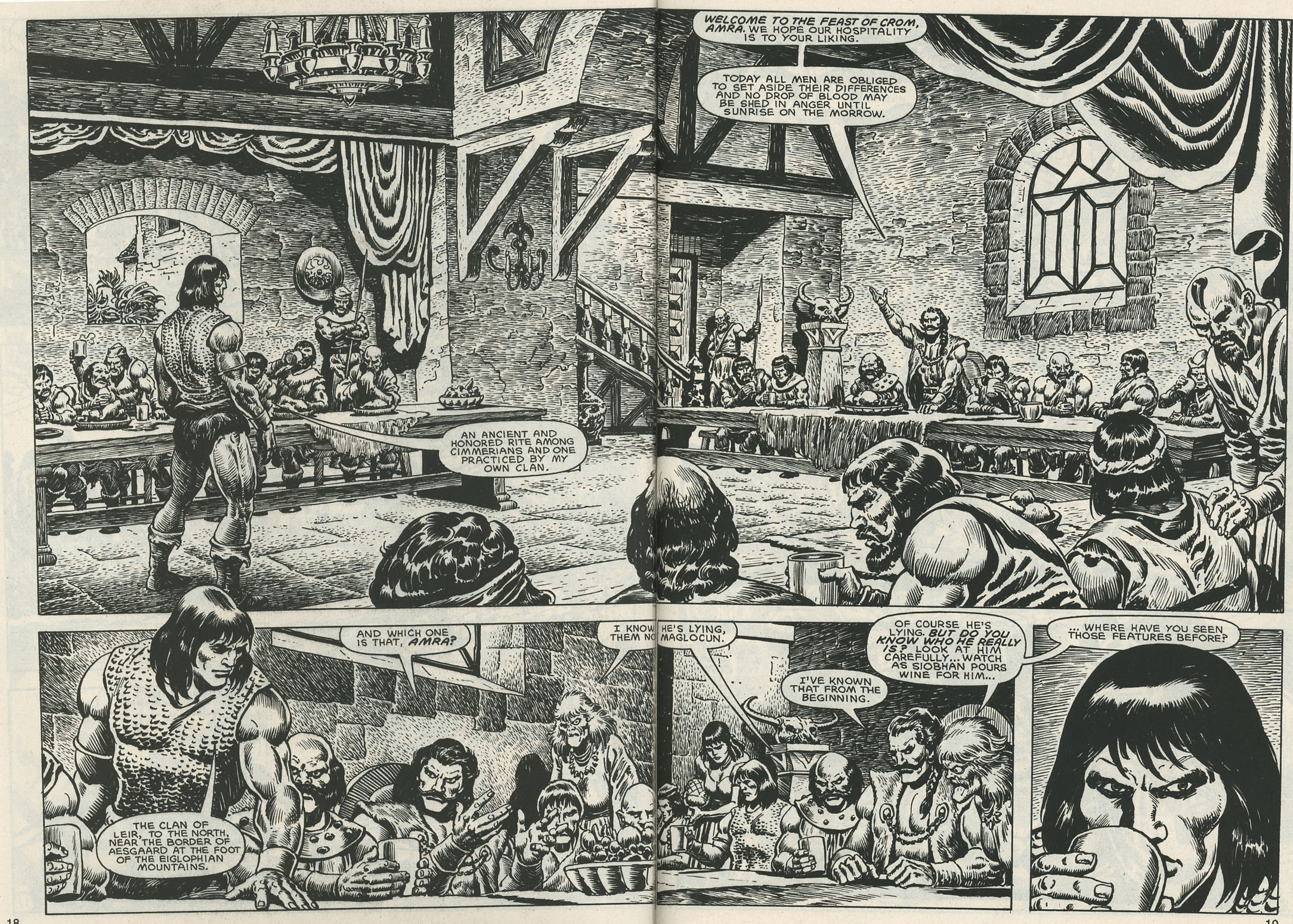 Read online The Savage Sword Of Conan comic -  Issue #119 - 18