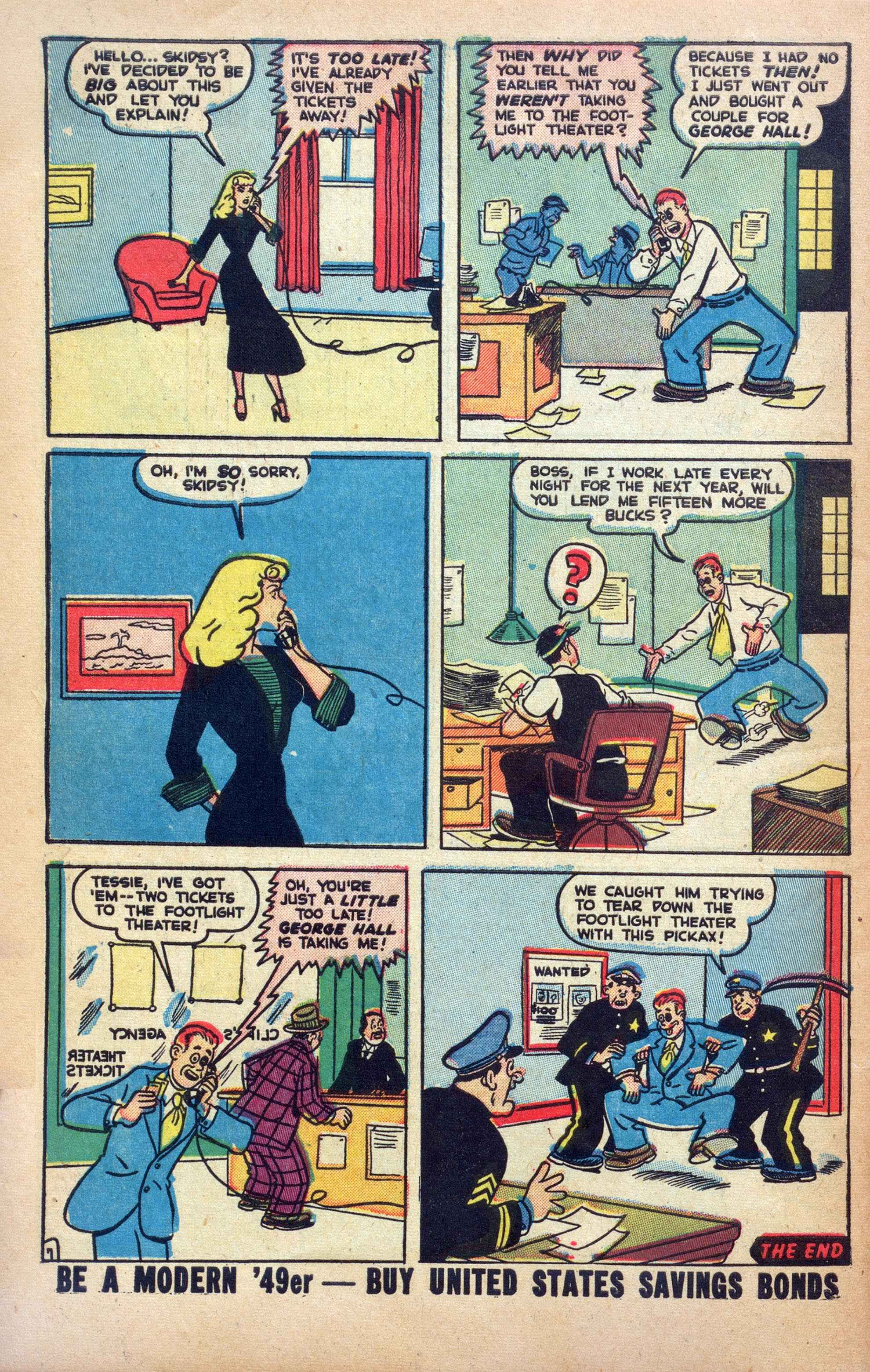 Read online Tessie the Typist comic -  Issue #23 - 48