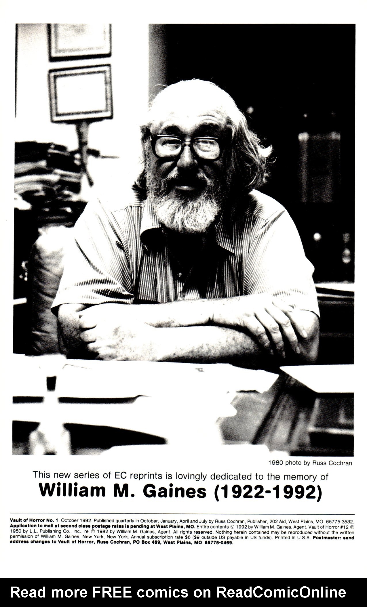 Read online The Vault of Horror (1950) comic -  Issue #12 - 3