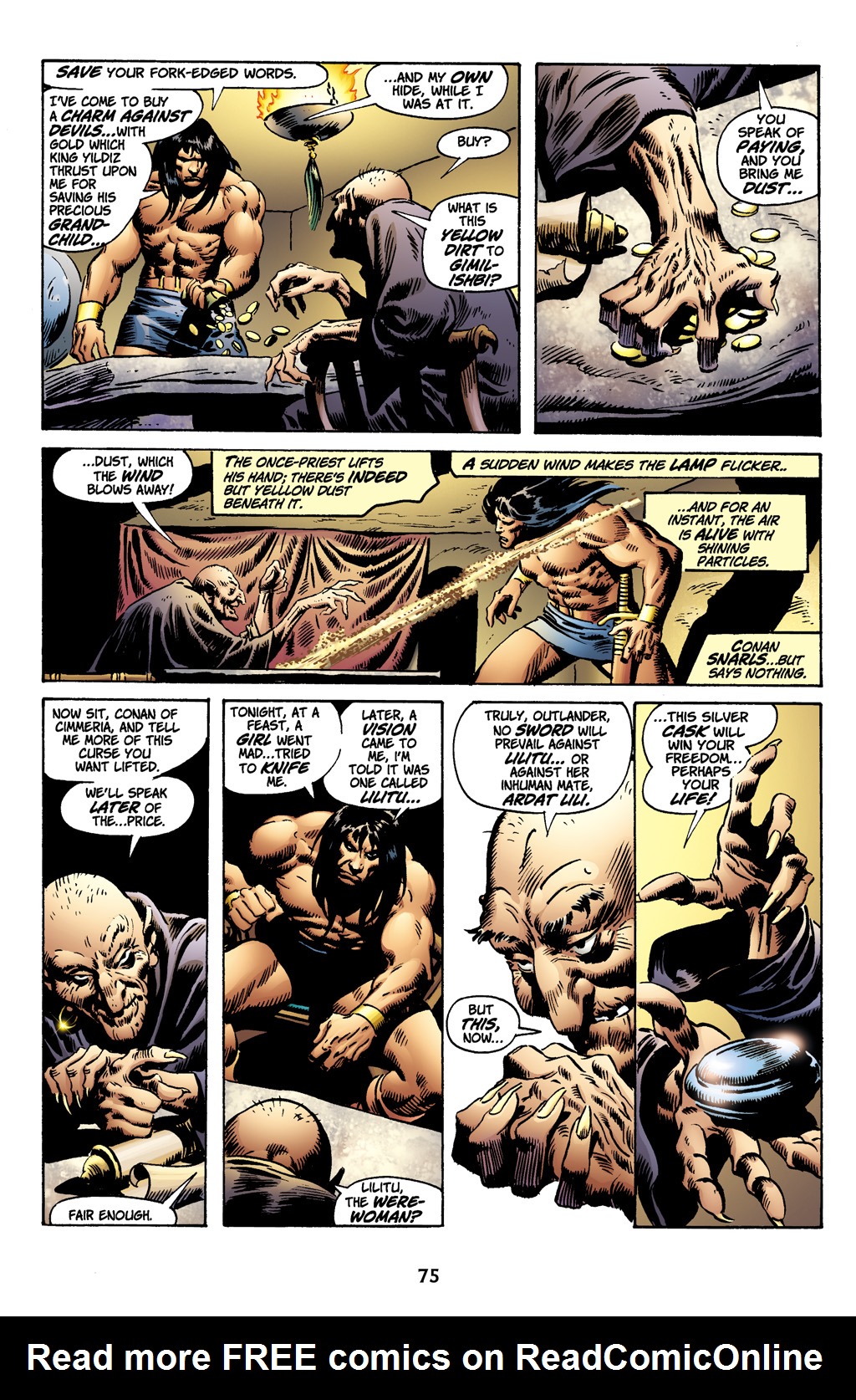 Read online The Chronicles of Conan comic -  Issue # TPB 6 (Part 1) - 74