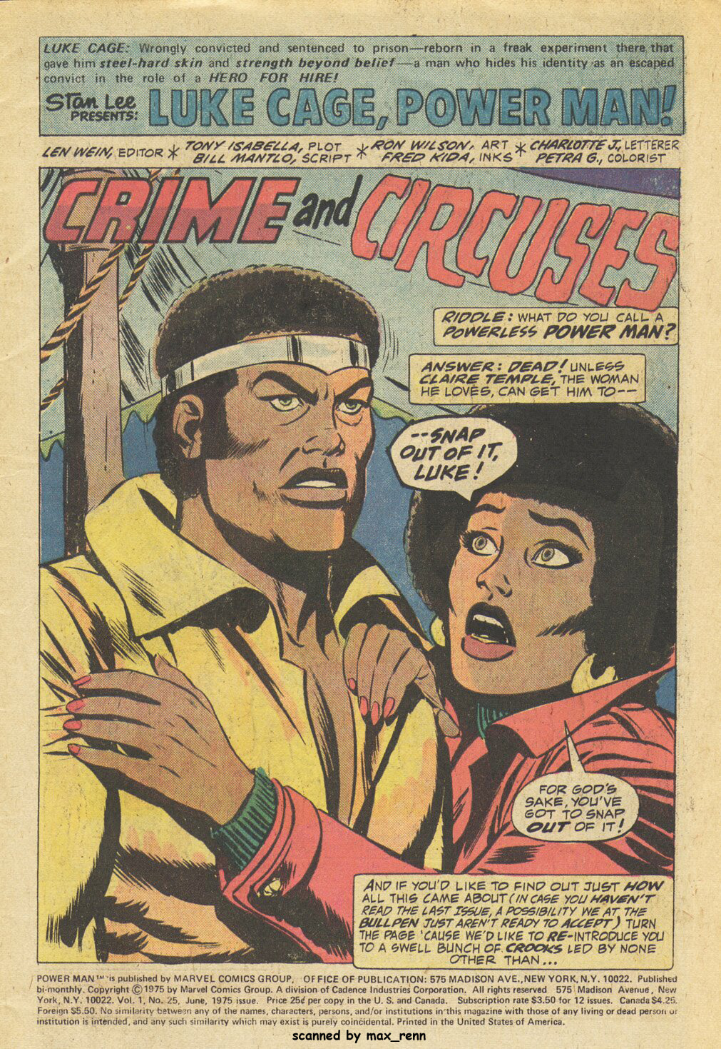 Read online Power Man comic -  Issue #25 - 2
