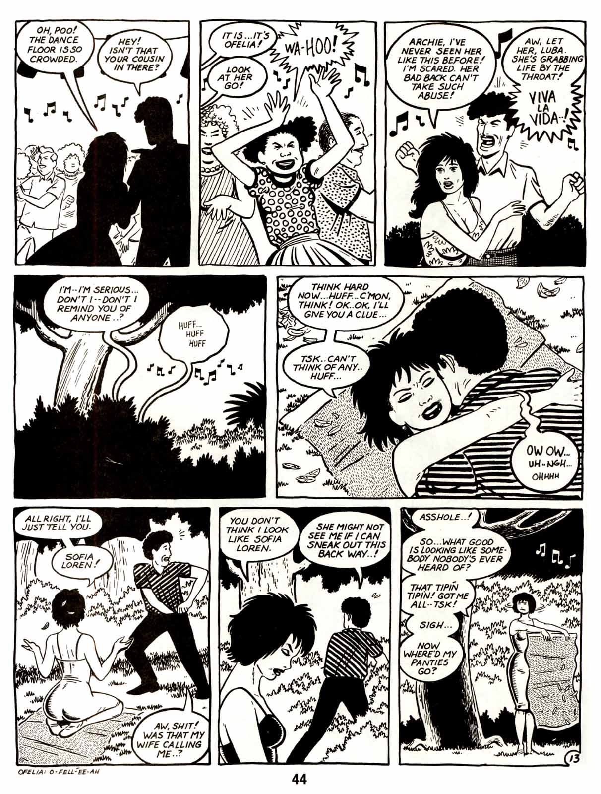 Read online Love and Rockets (1982) comic -  Issue #10 - 46