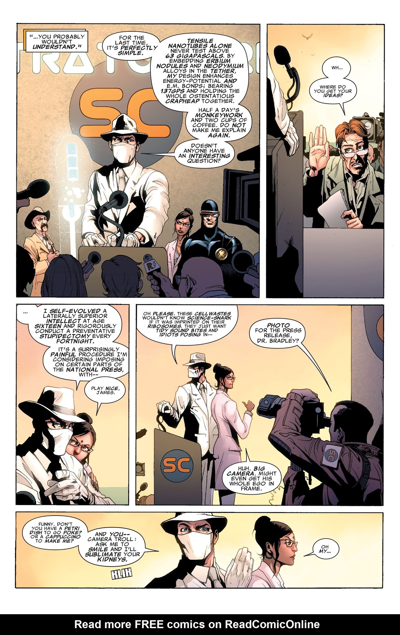 Read online X-Club comic -  Issue #1 - 7