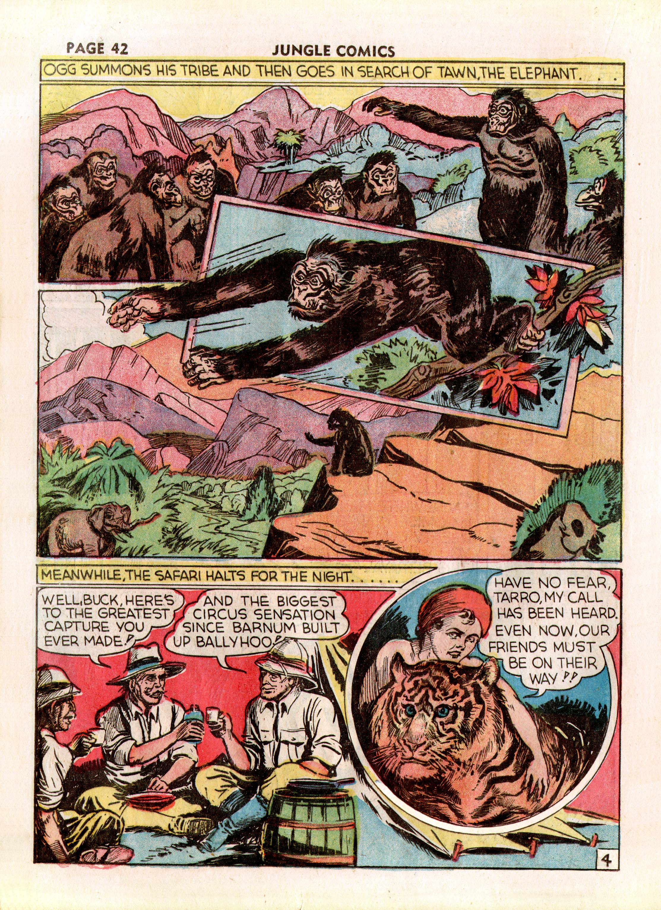 Read online Jungle Comics comic -  Issue #3 - 44