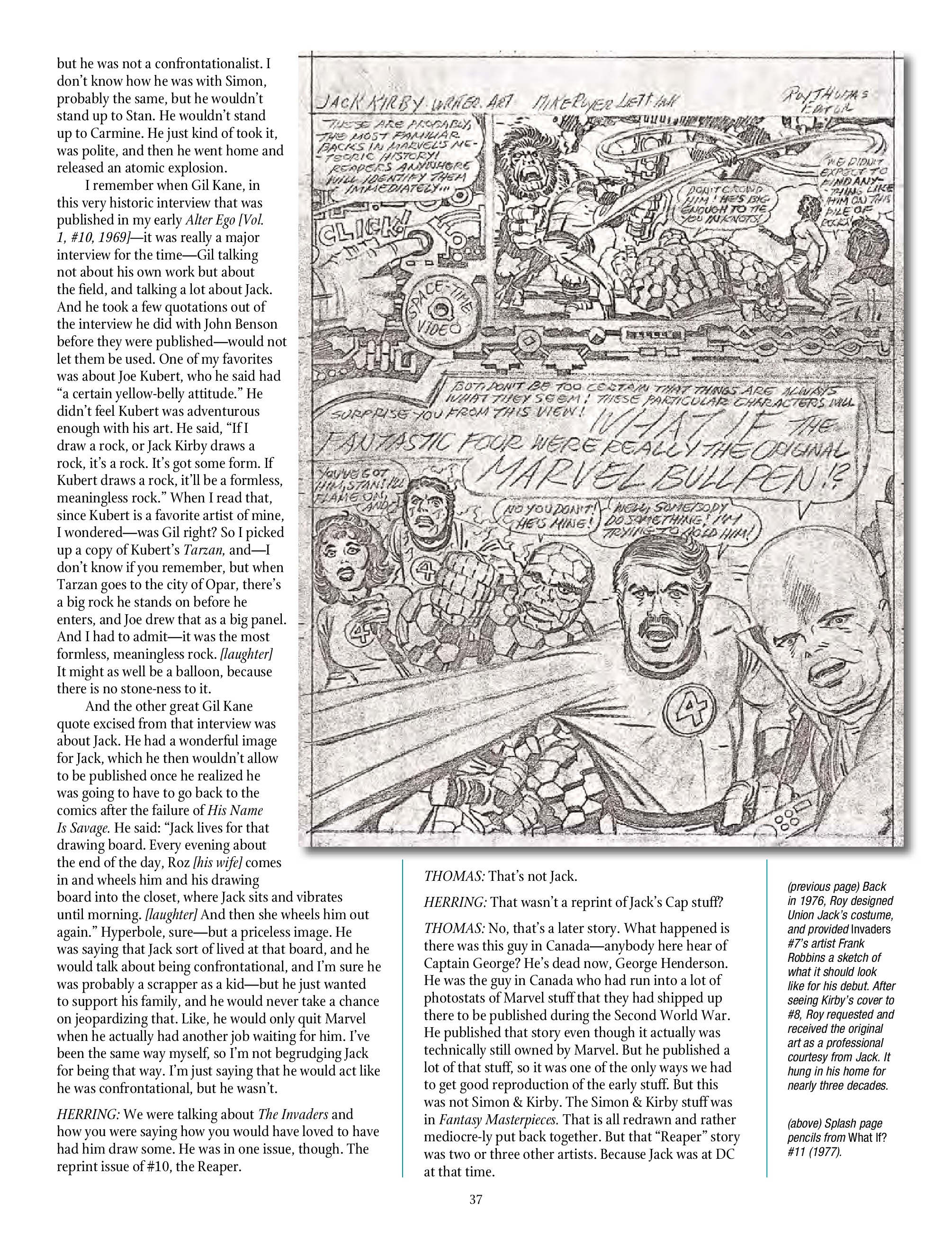 Read online The Jack Kirby Collector comic -  Issue #74 - 39