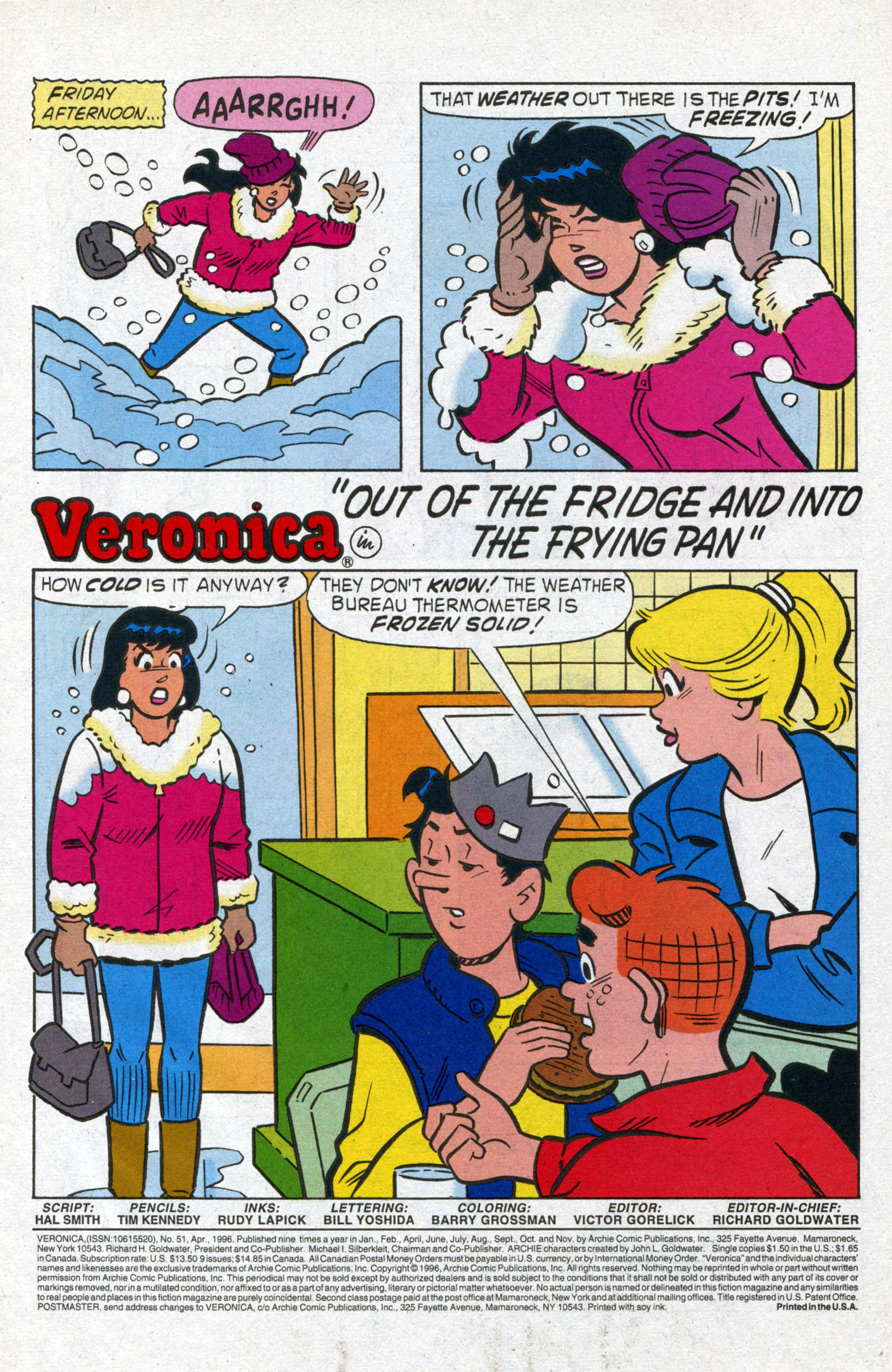 Read online Veronica comic -  Issue #51 - 3