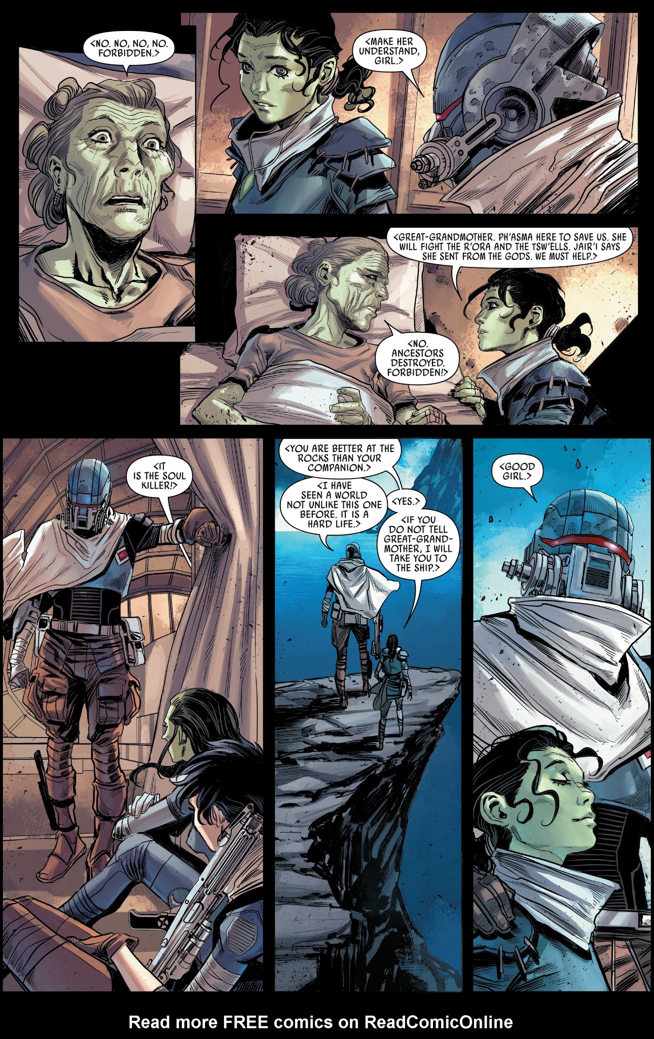 Read online Journey to Star Wars: The Last Jedi - Captain Phasma comic -  Issue #3 - 8