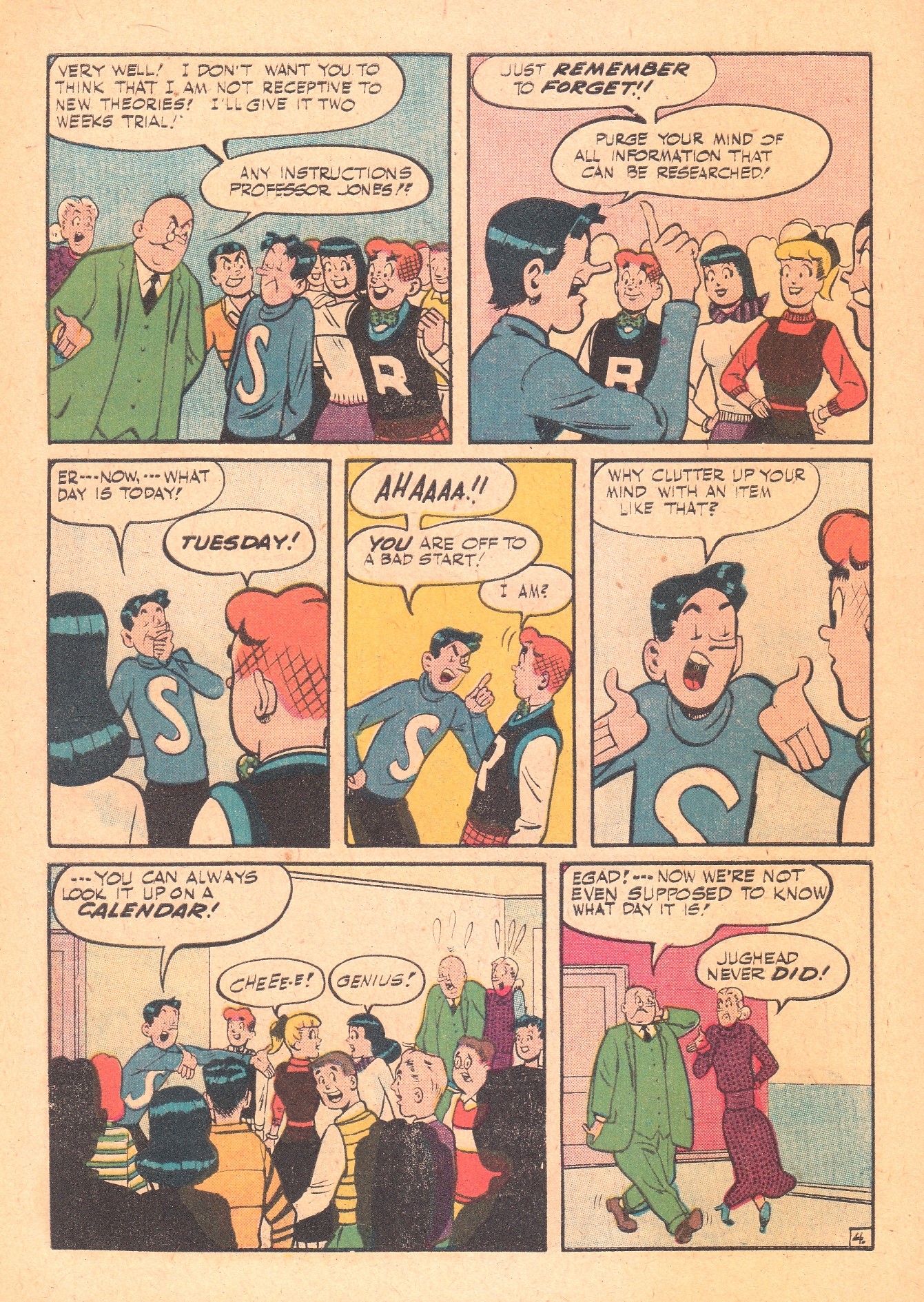 Read online Archie's Pal Jughead comic -  Issue #47 - 6