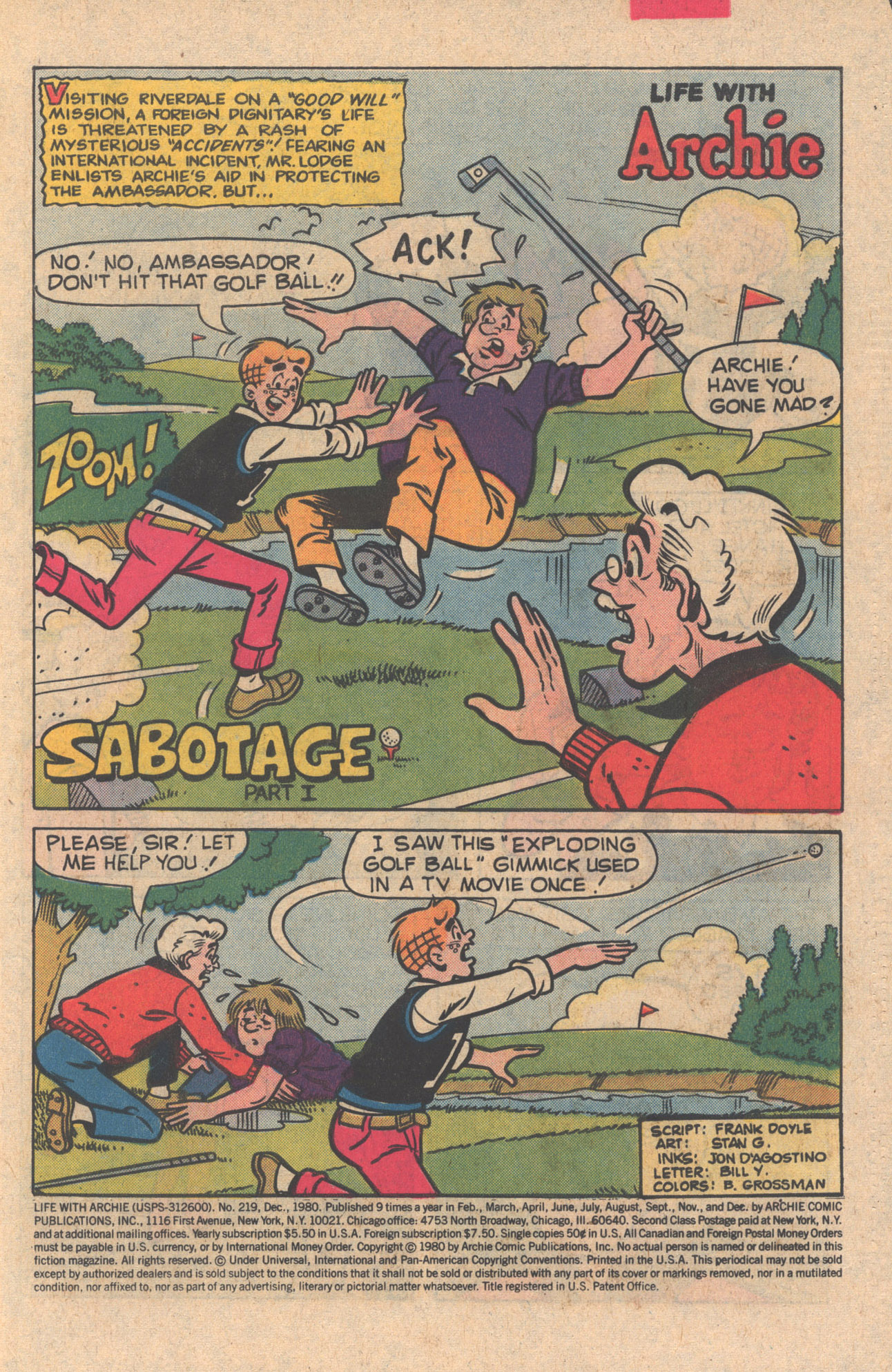 Read online Life With Archie (1958) comic -  Issue #219 - 3