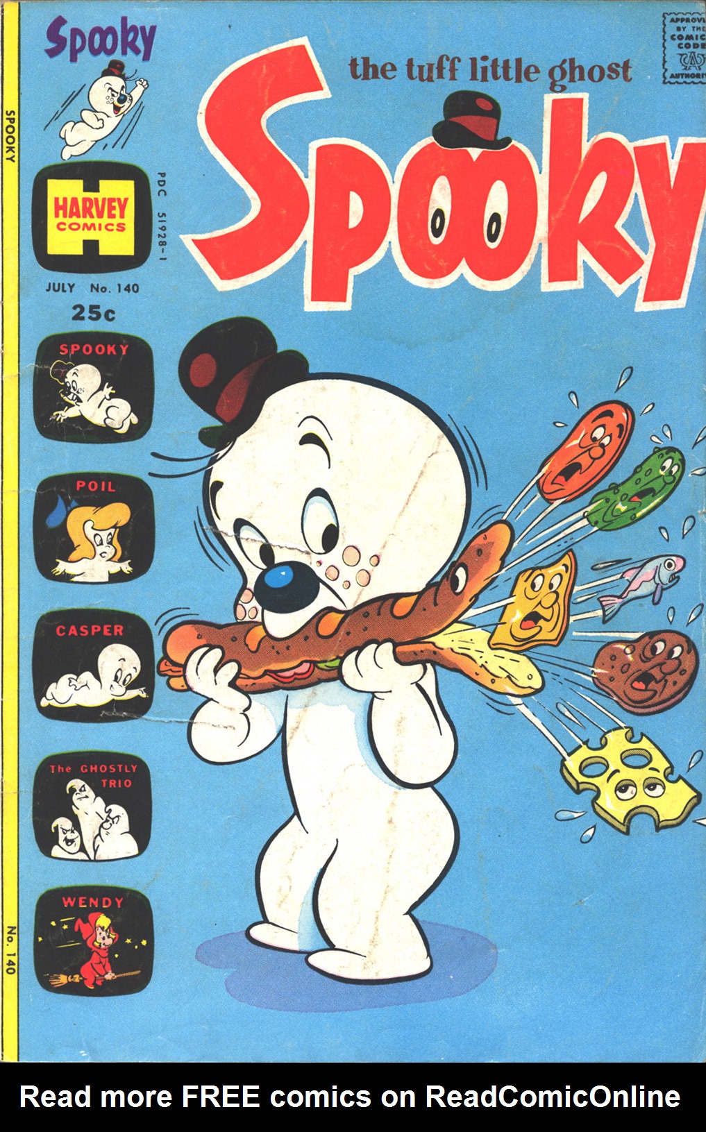 Read online Spooky comic -  Issue #140 - 1
