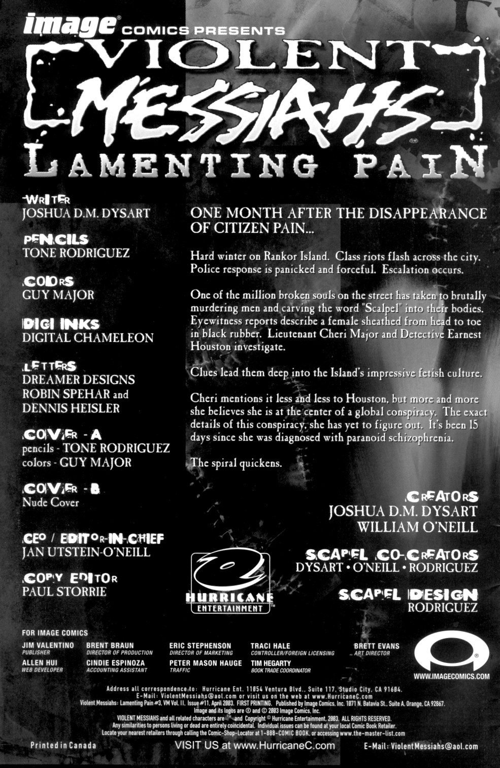 Read online Violent Messiahs: Lamenting Pain comic -  Issue #3 - 2