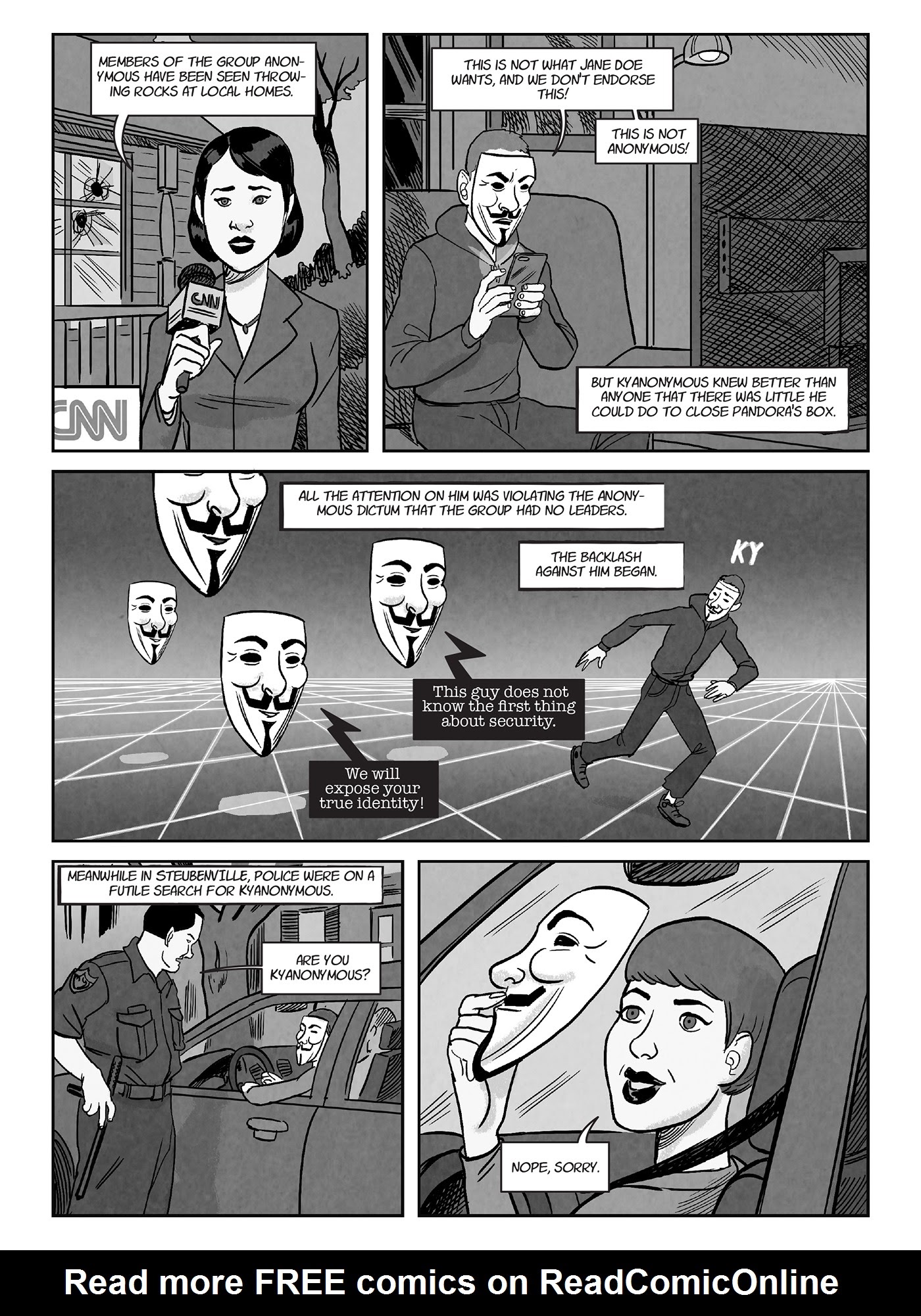 Read online A for Anonymous: How a Mysterious Hacker Collective Transformed the World comic -  Issue # TPB - 96
