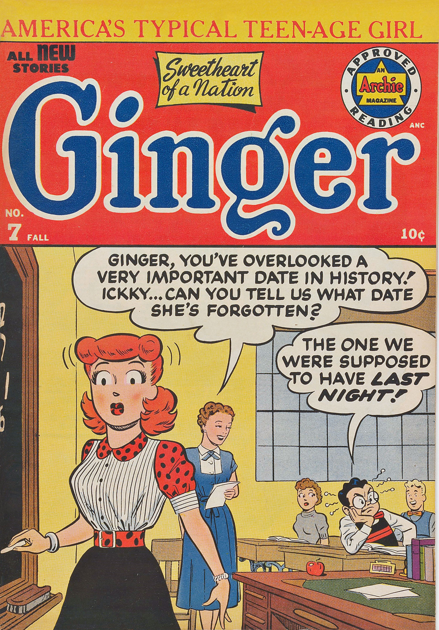 Read online Ginger comic -  Issue #7 - 1