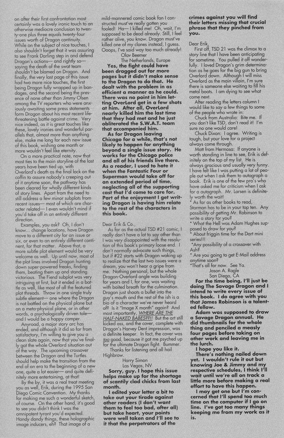The Savage Dragon (1993) Issue #22 #25 - English 29