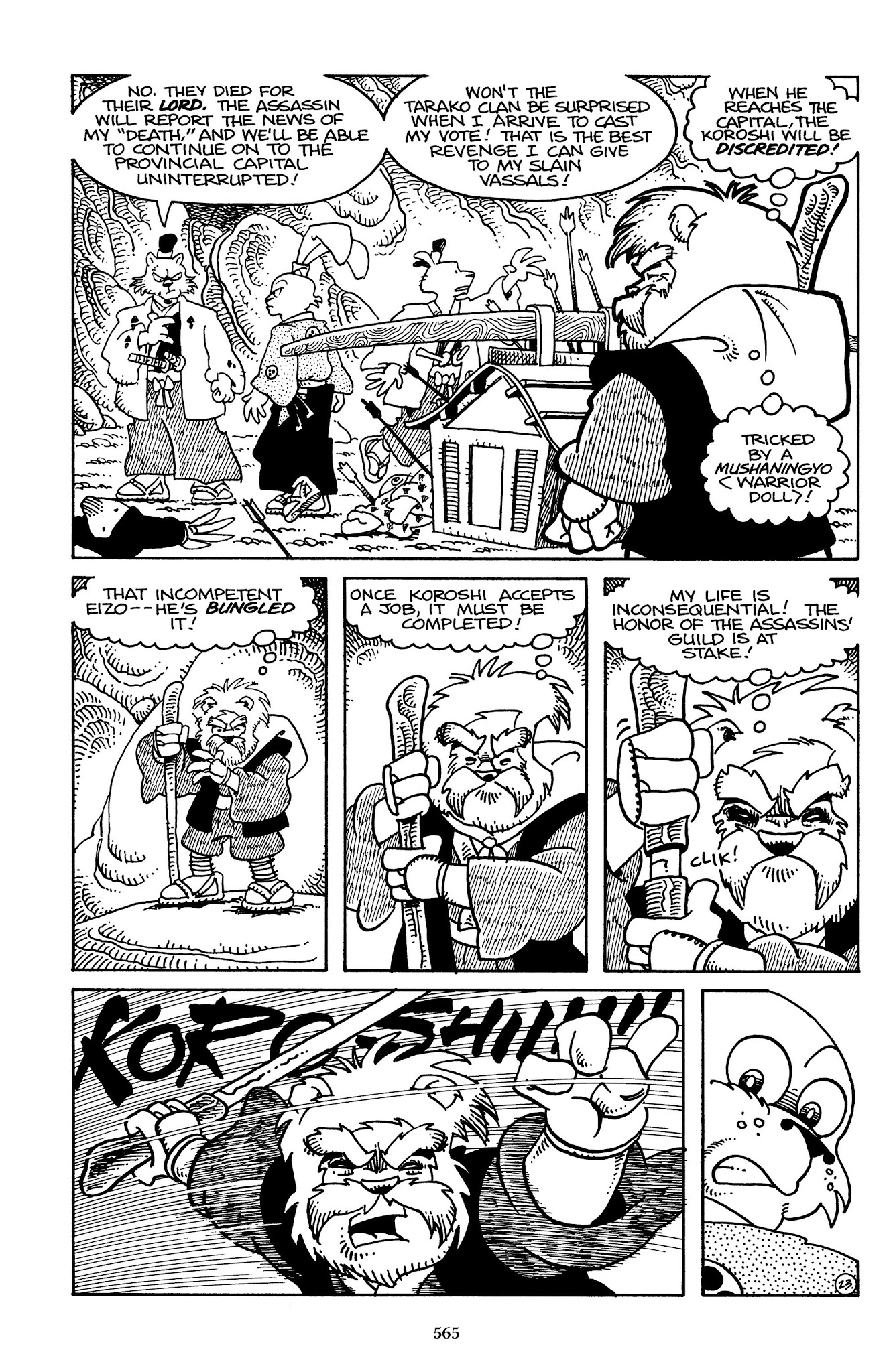 Read online The Usagi Yojimbo Saga comic -  Issue # TPB 1 - 552