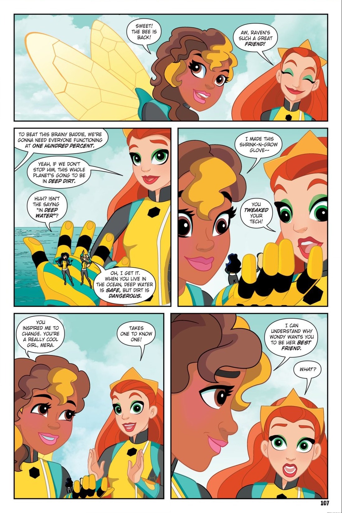 Read online DC Super Hero Girls: Search for Atlantis comic -  Issue # TPB - 105