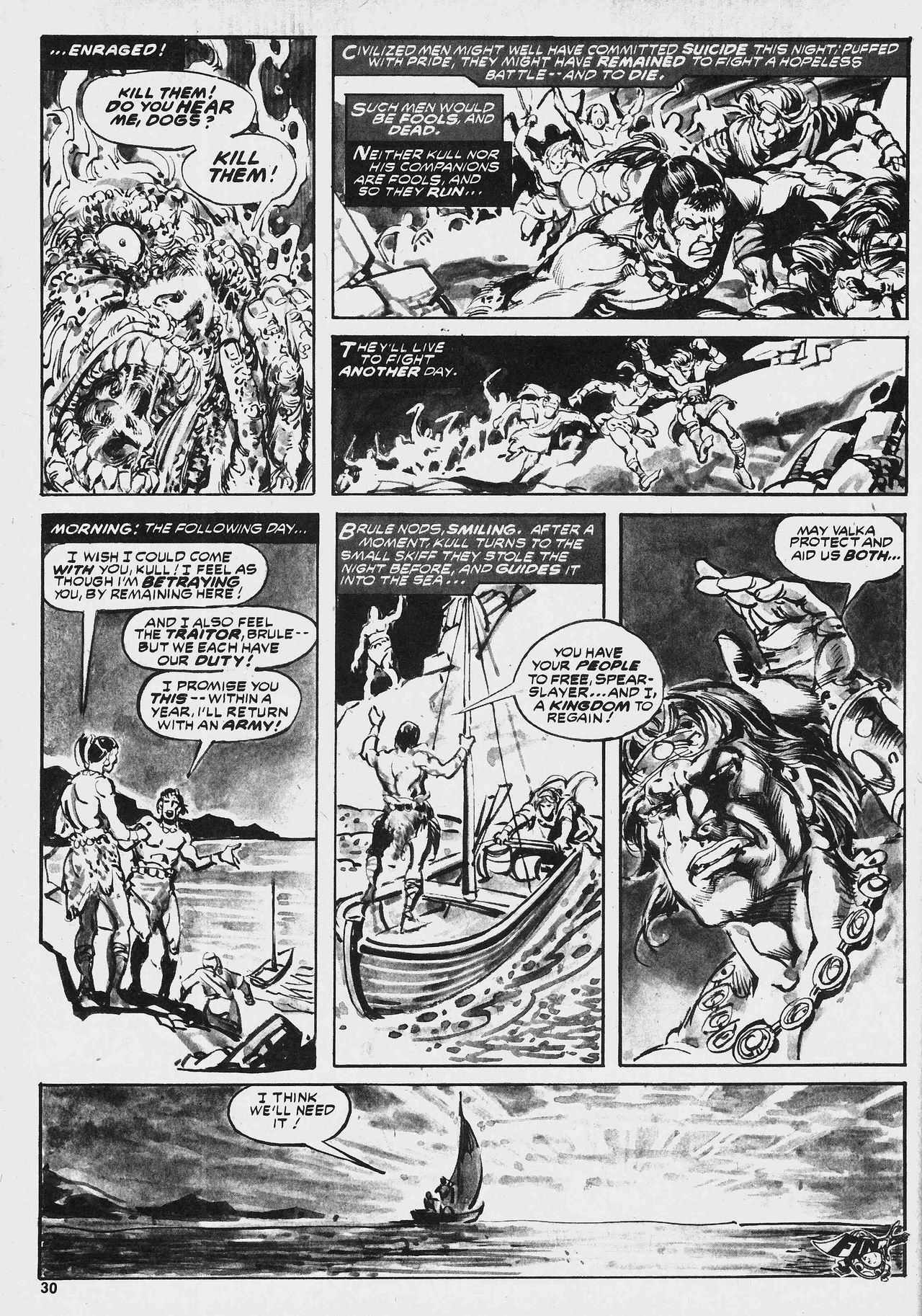 Read online Kull and the Barbarians comic -  Issue #2 - 30