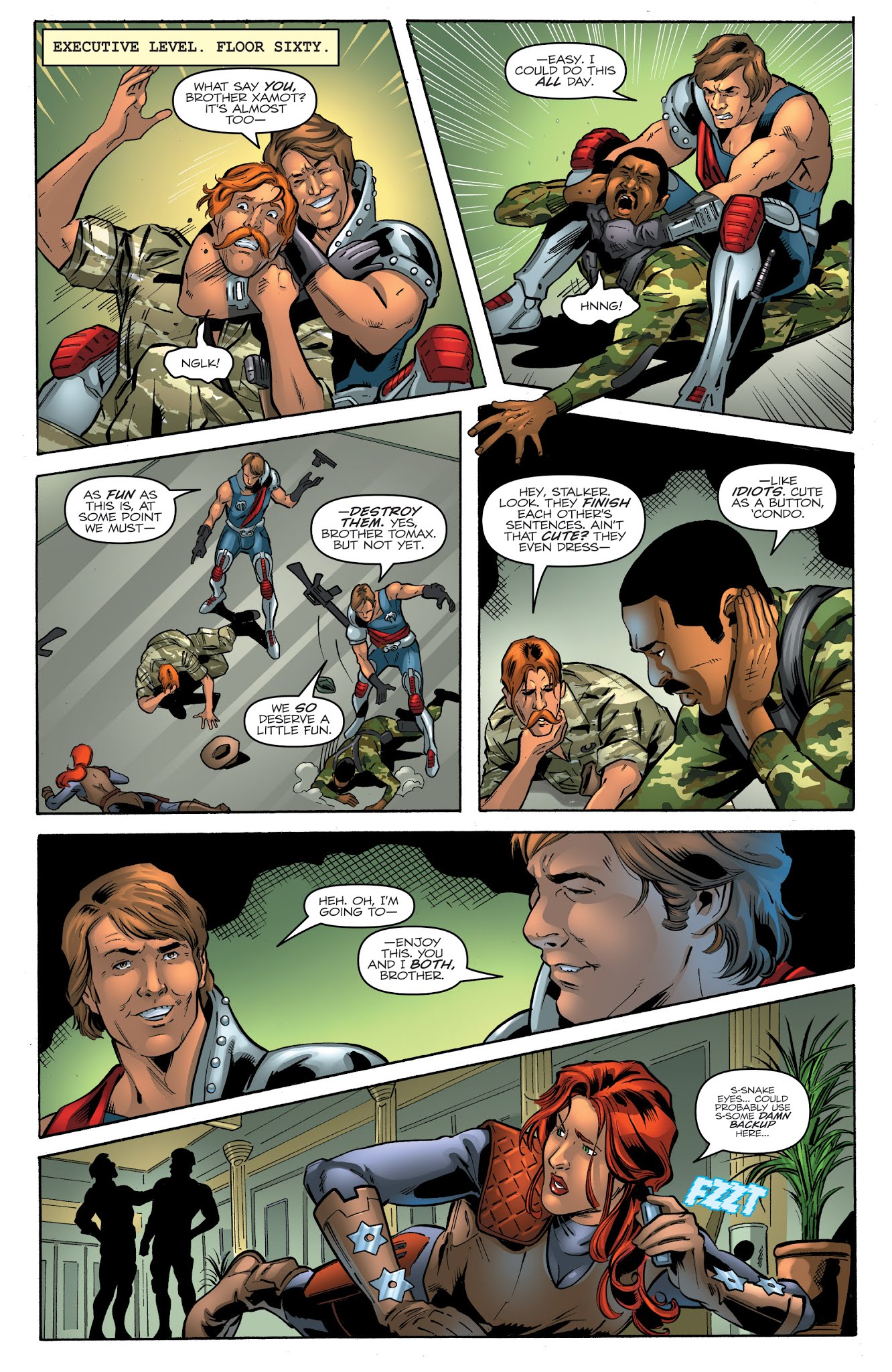 Read online G.I. Joe: A Real American Hero vs. the Six Million Dollar Man comic -  Issue #4 - 8