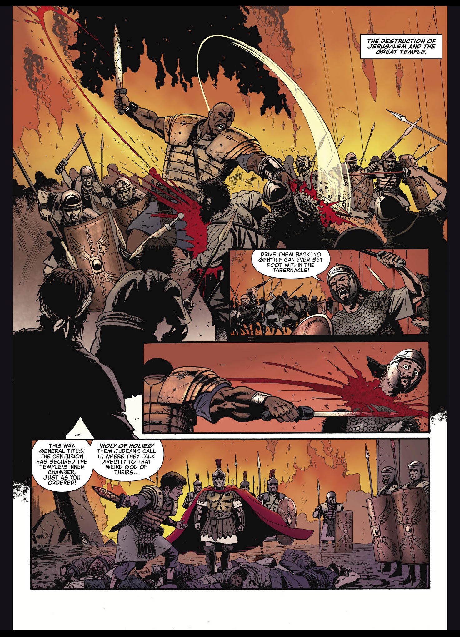 Read online Aquila: The Burning Fields comic -  Issue # TPB - 56