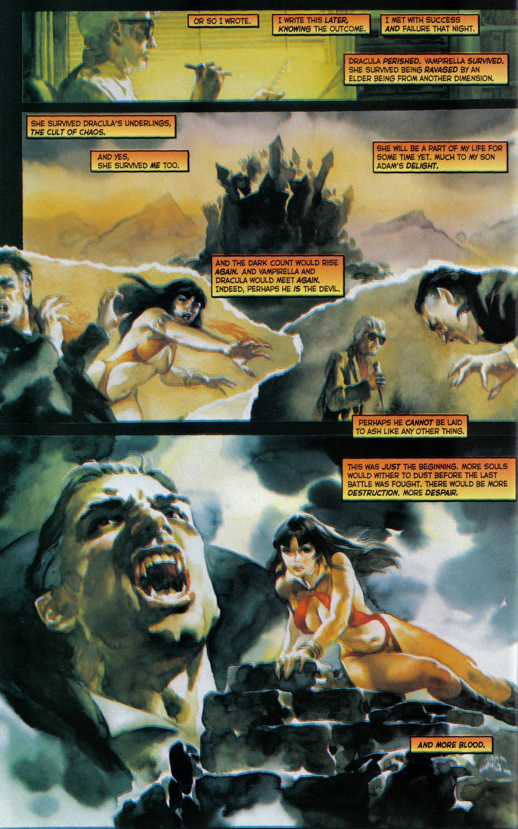Read online Vampirella: 25th Anniversary Special comic -  Issue # Full - 48