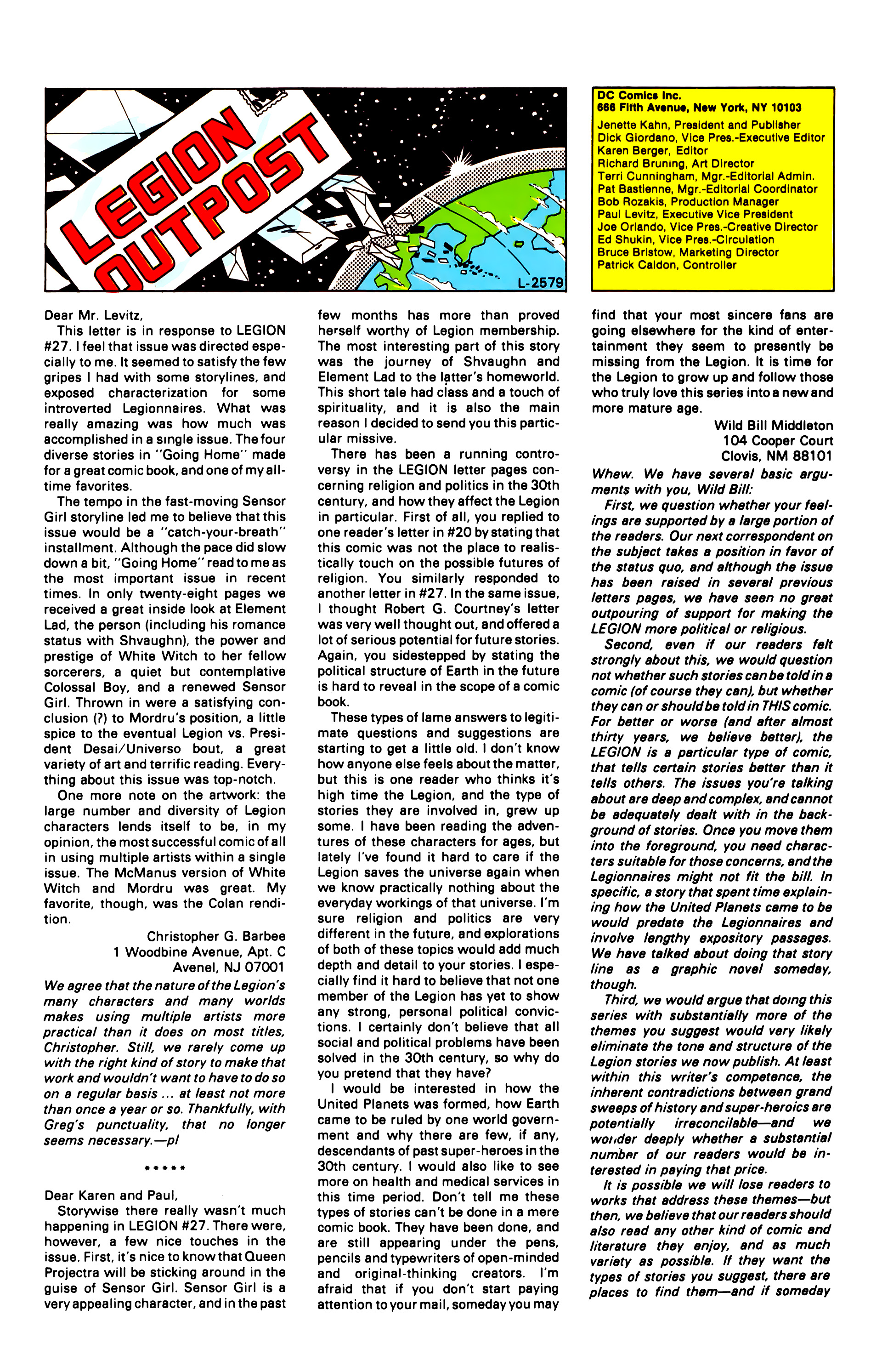 Read online Legion of Super-Heroes (1984) comic -  Issue #32 - 29
