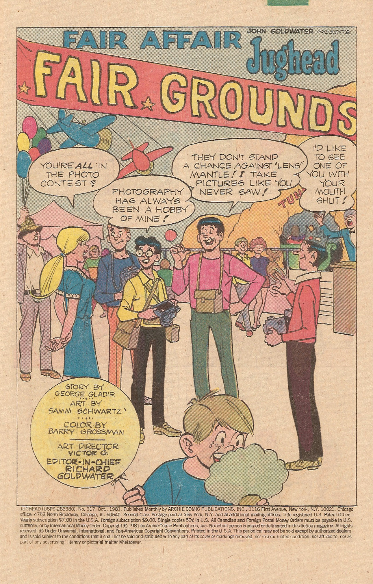 Read online Jughead (1965) comic -  Issue #317 - 3