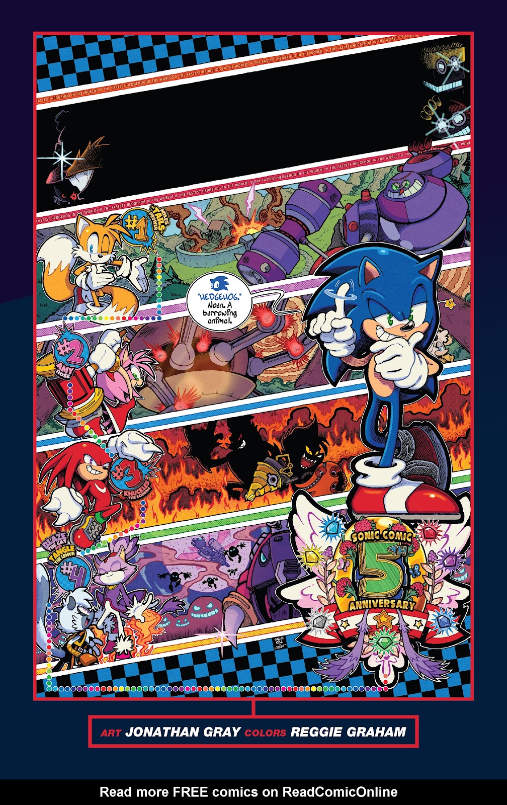 Sonic the Hedgehog (2018) issue 5th Anniversary Edition - Page 35